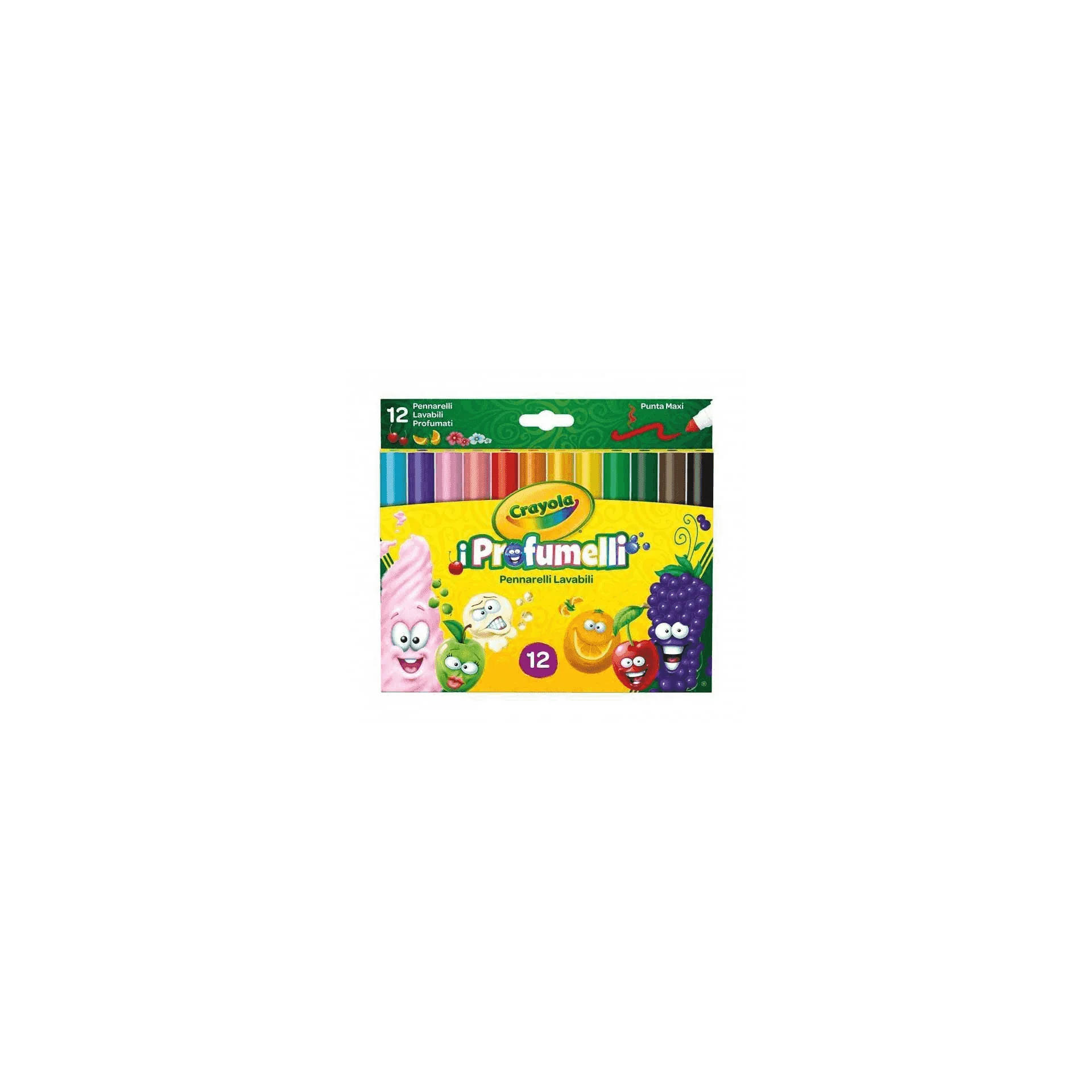 12 Rotuladores Lavables Perfumados Crayola