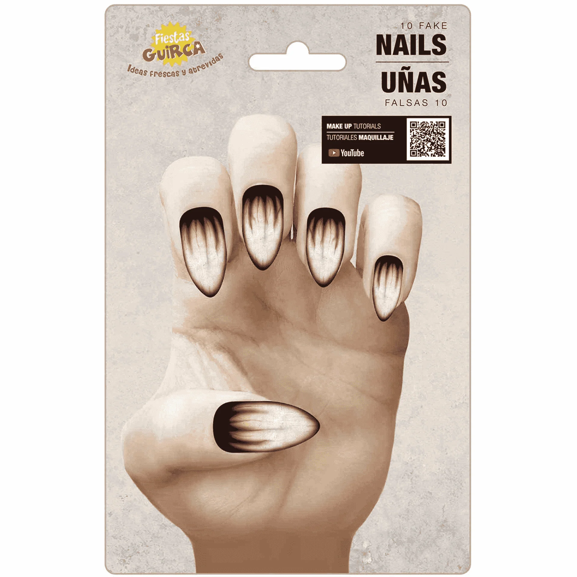 12 Uñas Hombre Lobo con Pegamento - Image 2