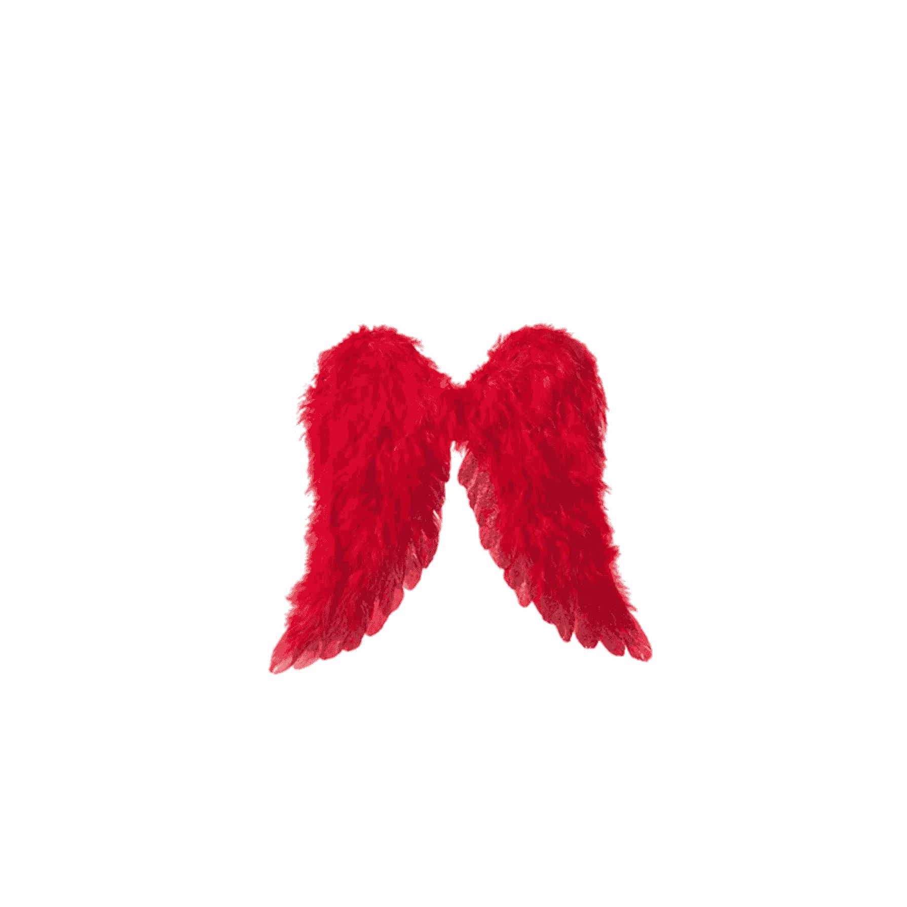Alas Ángel color rojo para disfraz
