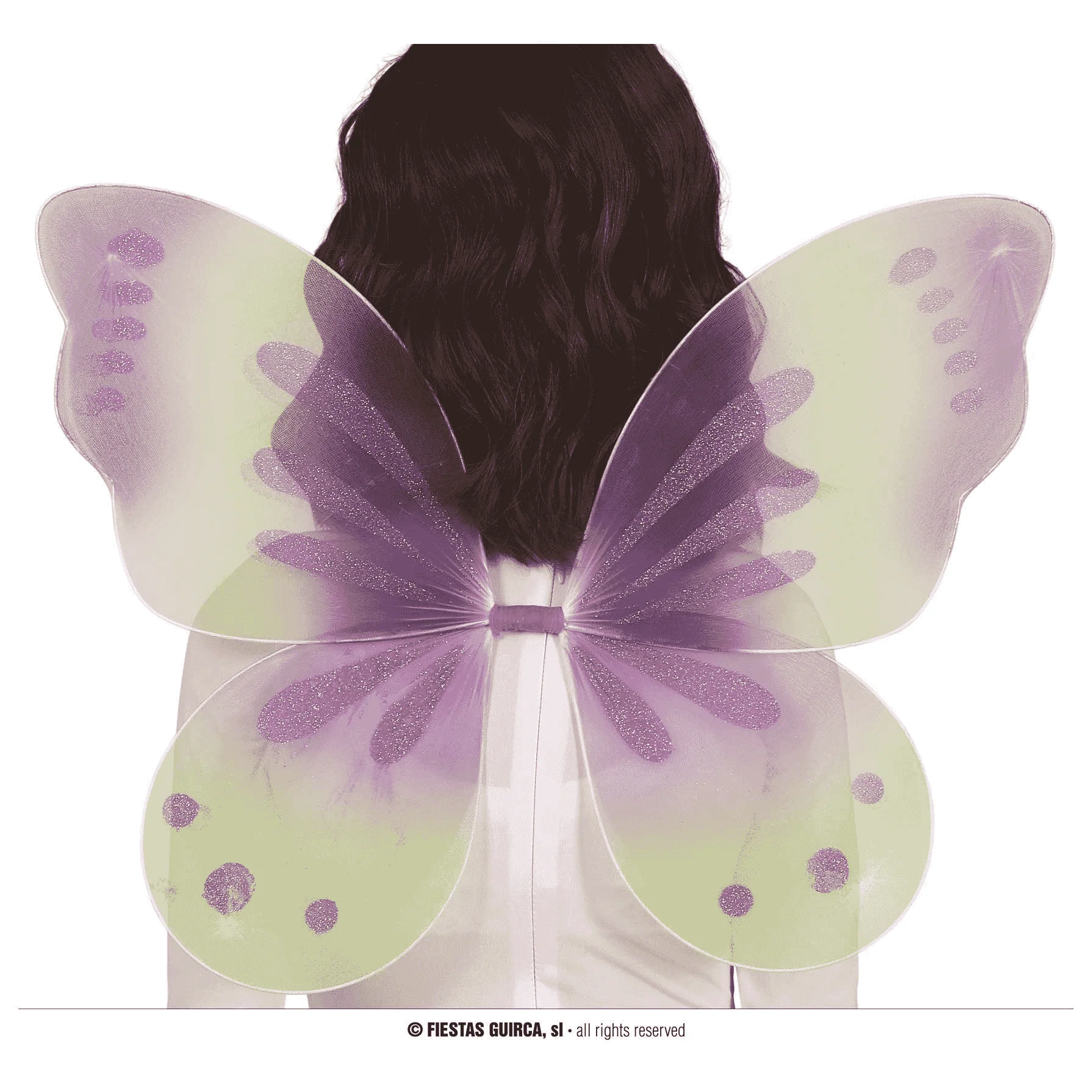 Alas Verdes/Lilas 40X30 Cms.