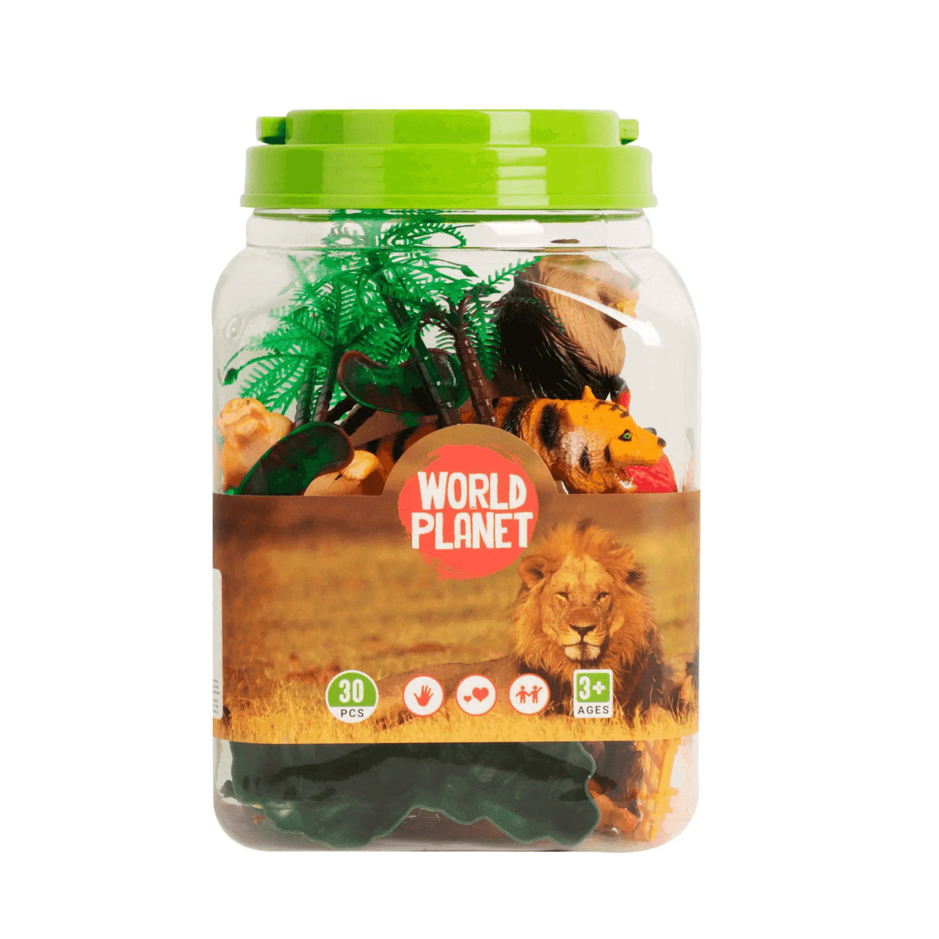 Animales de la Selva Bote 30 Pcs