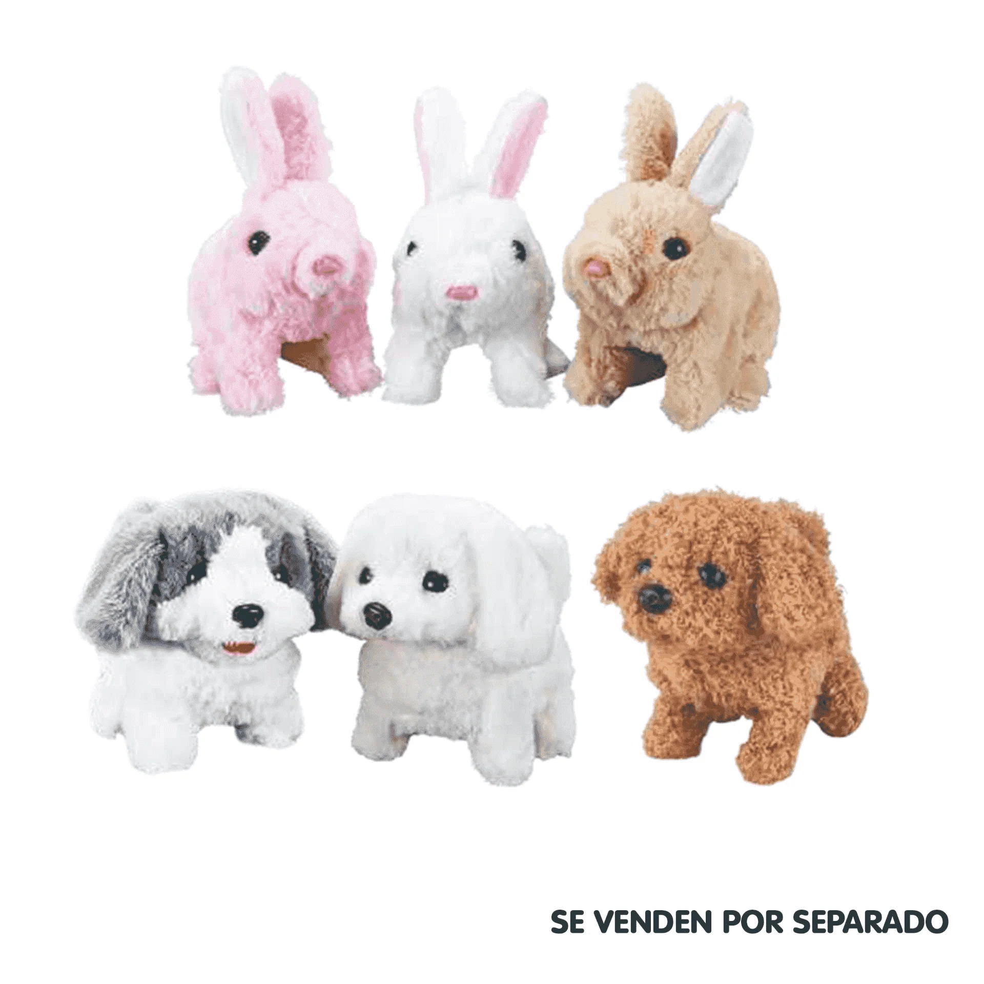 Animalito andador Surtido Peluche Mascota Infantil