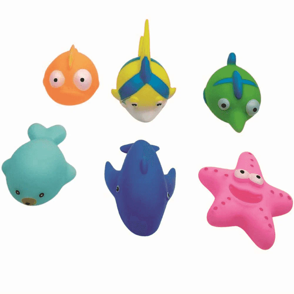 Animalitos de Baño Infant Planet para Bebé 6m+ – Figuras de Agua Blanditas (Modelos Surtidos)