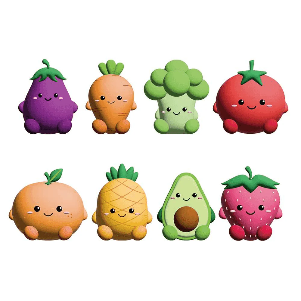 Antiestrés Fresh Market Surtidos – Squishy kawaii de frutas y verduras