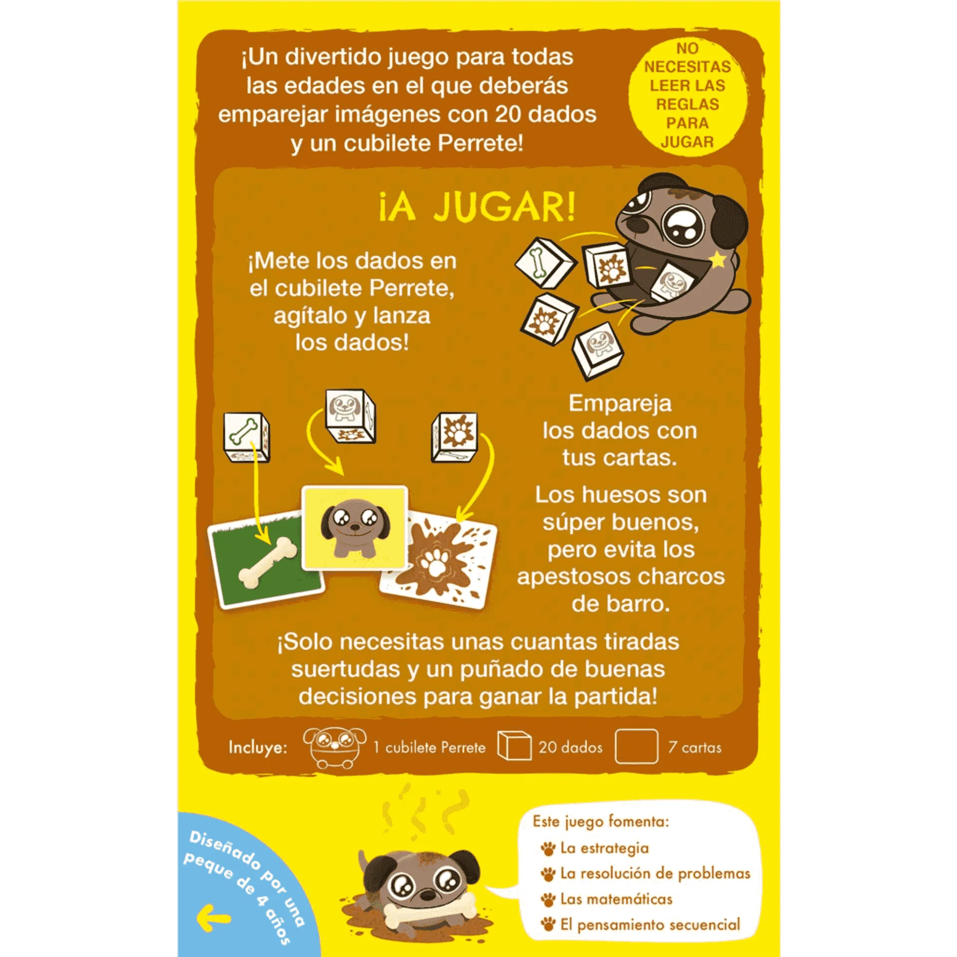 Apestosillo Juego de mesa familiar con dados y cartas - Image 3