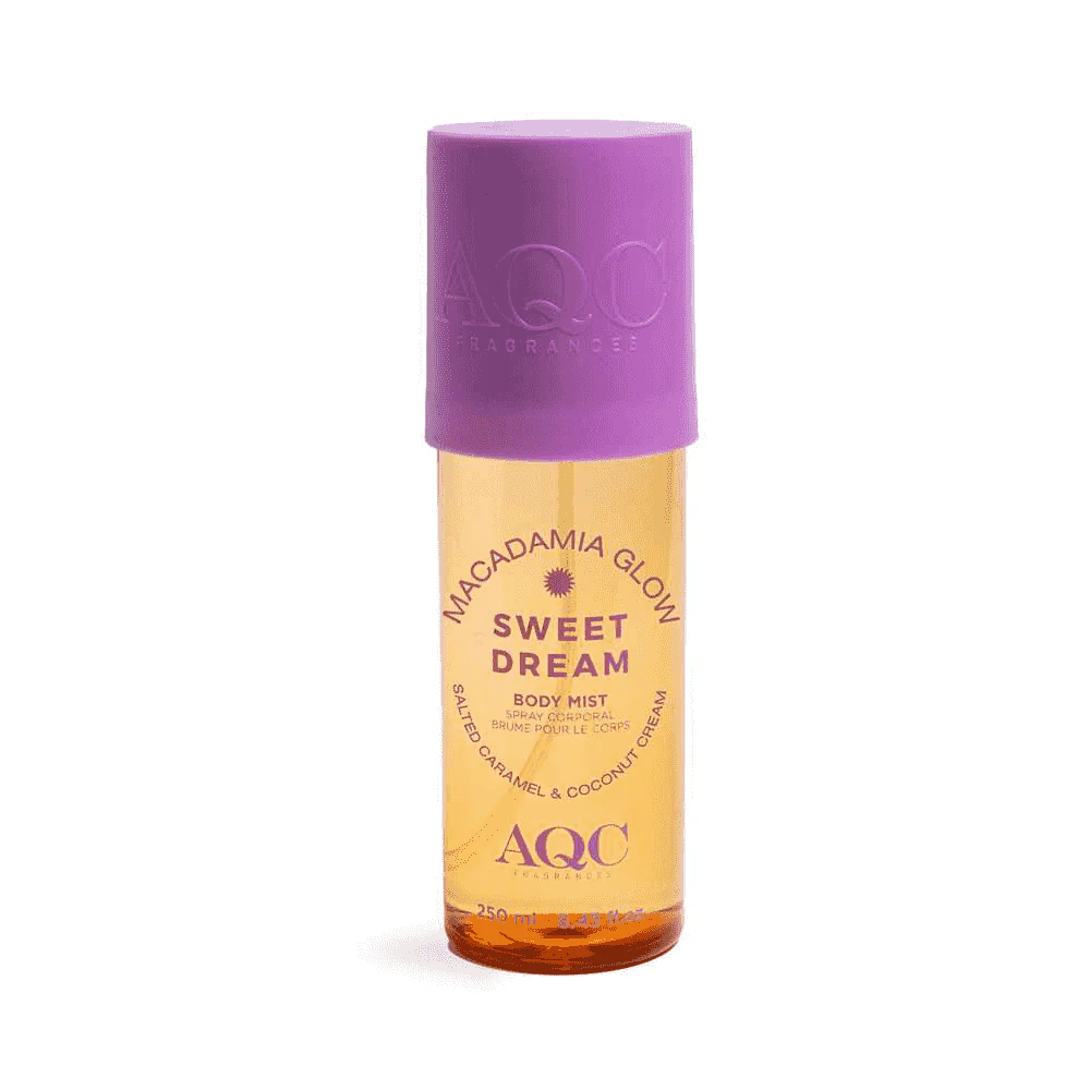 AQC Fragrances Sweet Dream Caramel Macadamia Glow Eau de Toilette Fragancia Dulce Gourmand