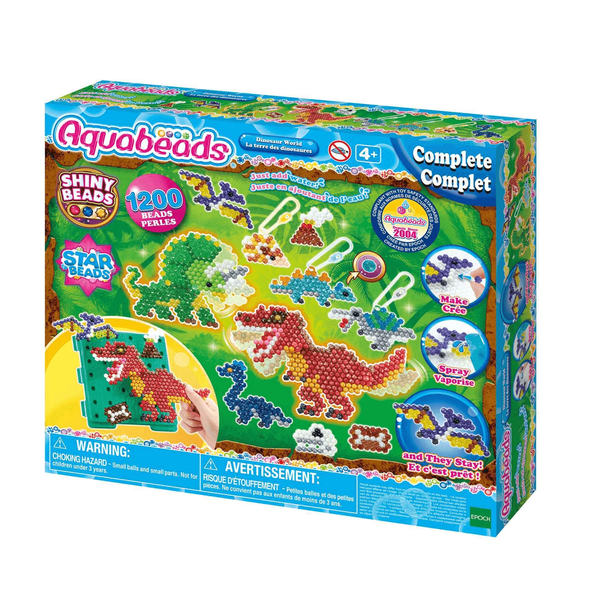 Aquabeads Mundo de Dinosaurios