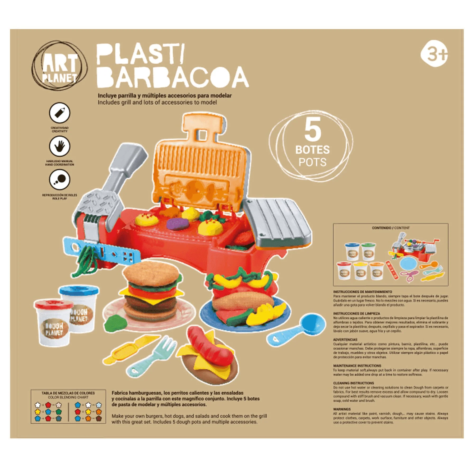 Art Planet Plastibarbacoa Set de Plastilina - Image 3