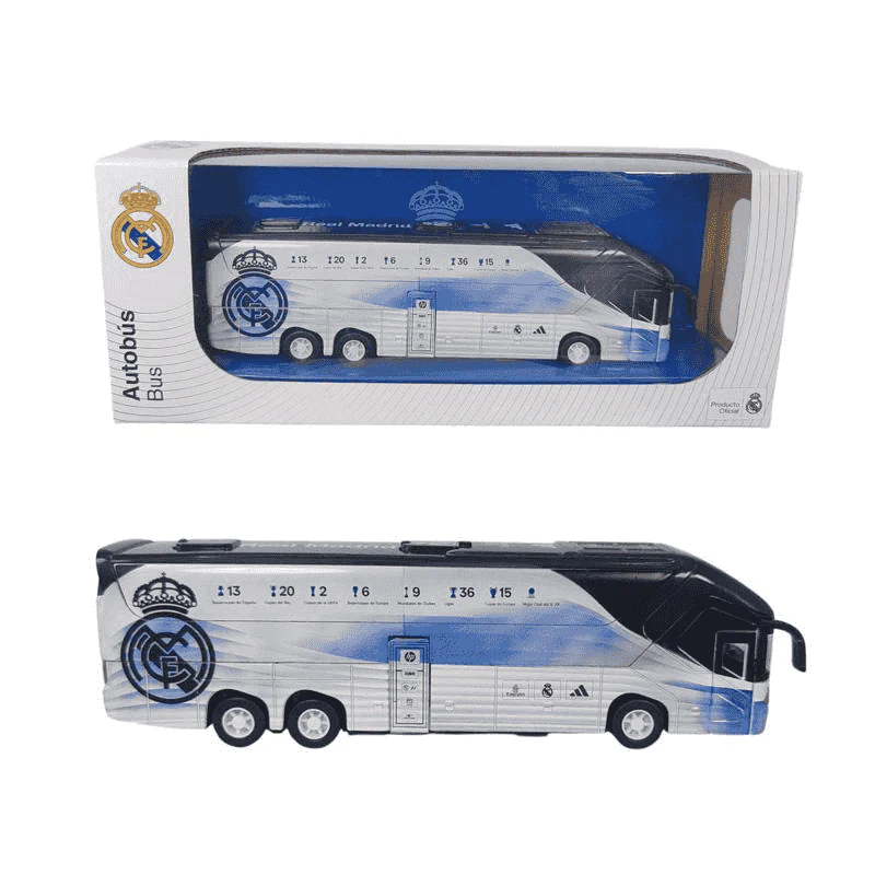 Autobús Real Madrid CF juguete con licencia oficial