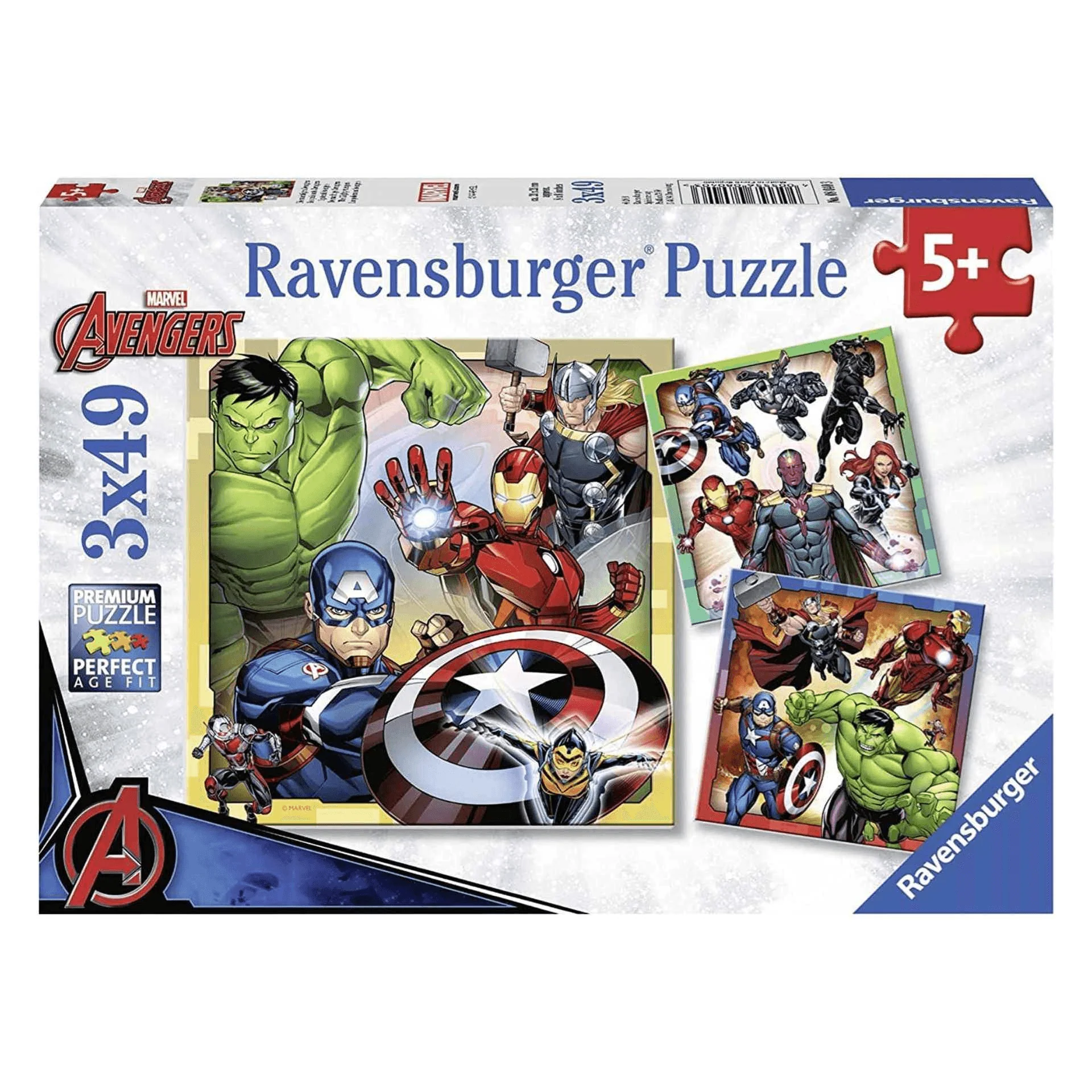 Avengers Puzzle 3 x 49 Piezas