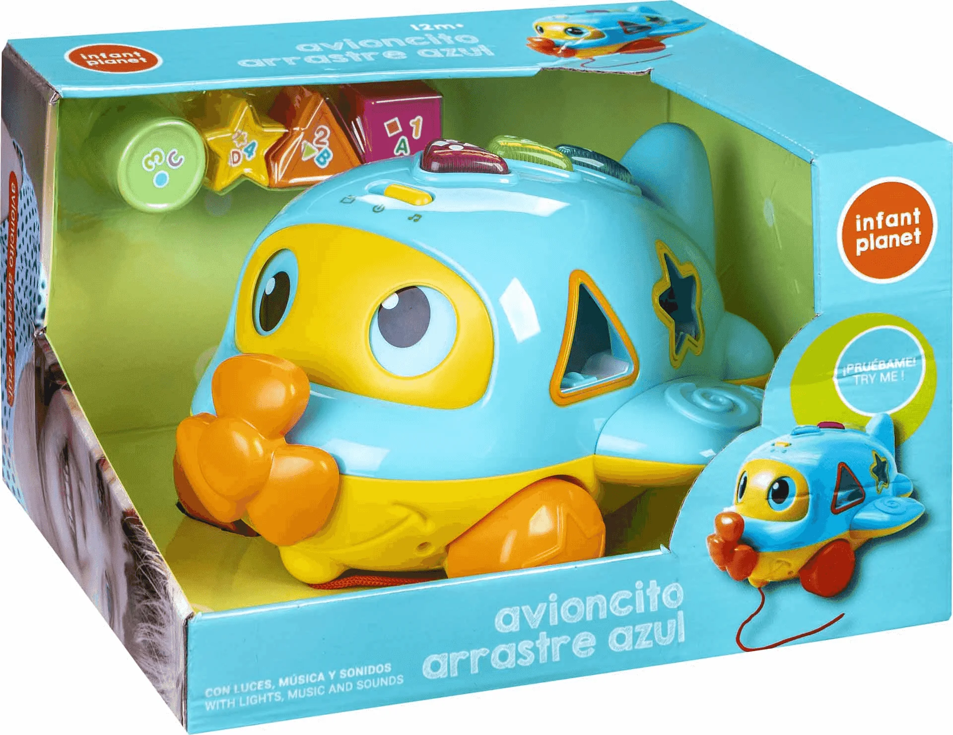 Avioncito de Arrastre Azul de Infant Planet
