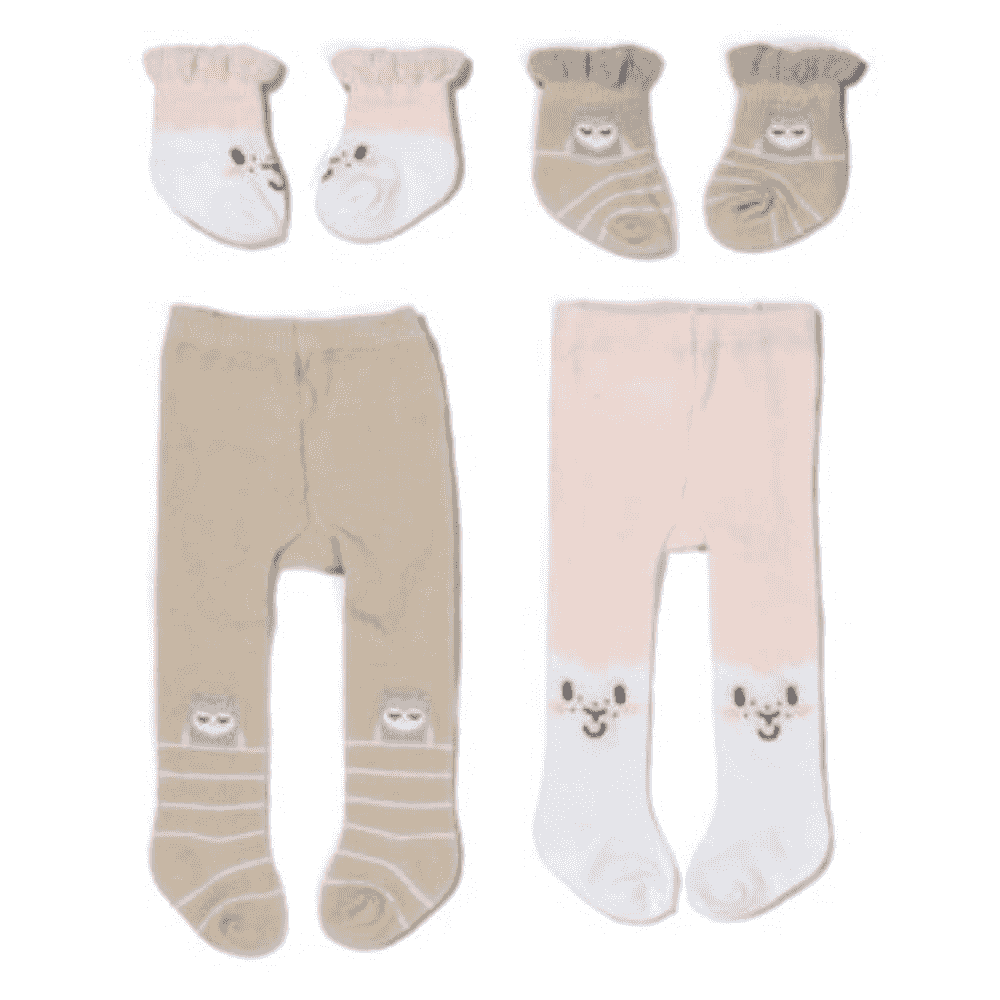 Baby Born Pack Medias y Calcetines Ovejita – 1 par de medias y 2 pares de calcetines para muñecas