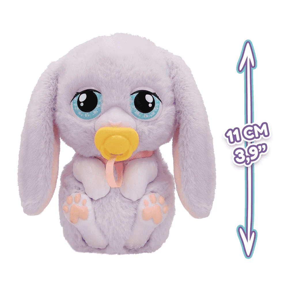 Baby Paws Just Born Bunny Mascota Interactiva con Transportín y Accesorios - Image 7