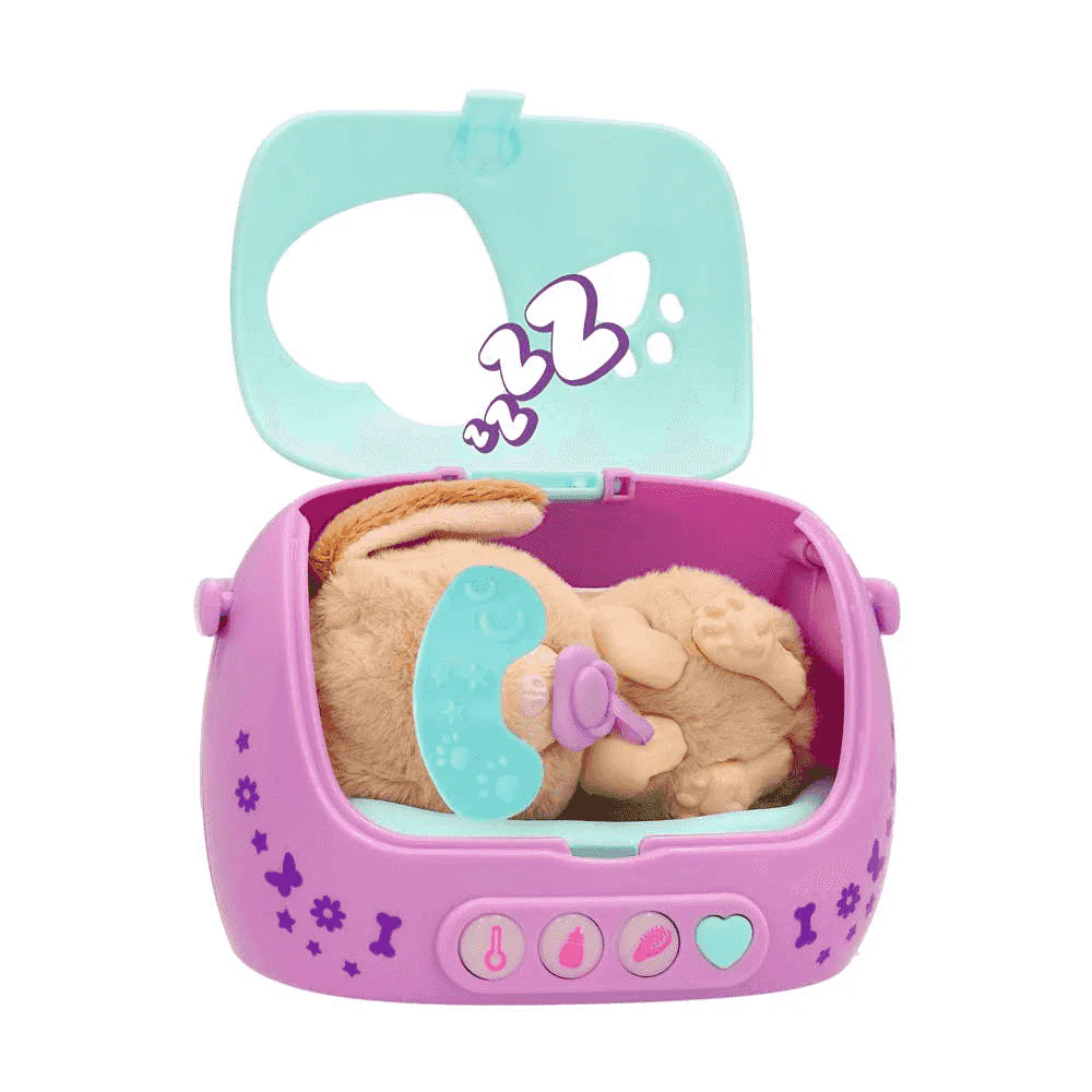 Baby Paws Just Born Puppy Mascota Interactiva con Transportín y Accesorios - Image 6