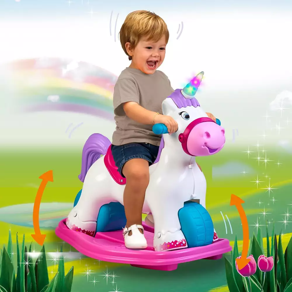 Baby Unicorn 2 en 1 – Correpasillos con Sonidos y Balancín - Image 4