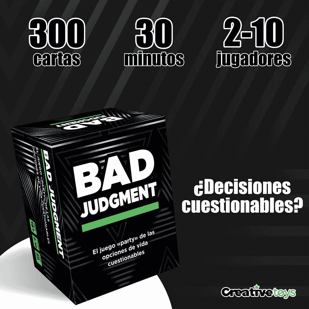 Bad Judgment – Juego de mesa party creativo para adultos | Decisiones locas y debates divertidos - Image 8