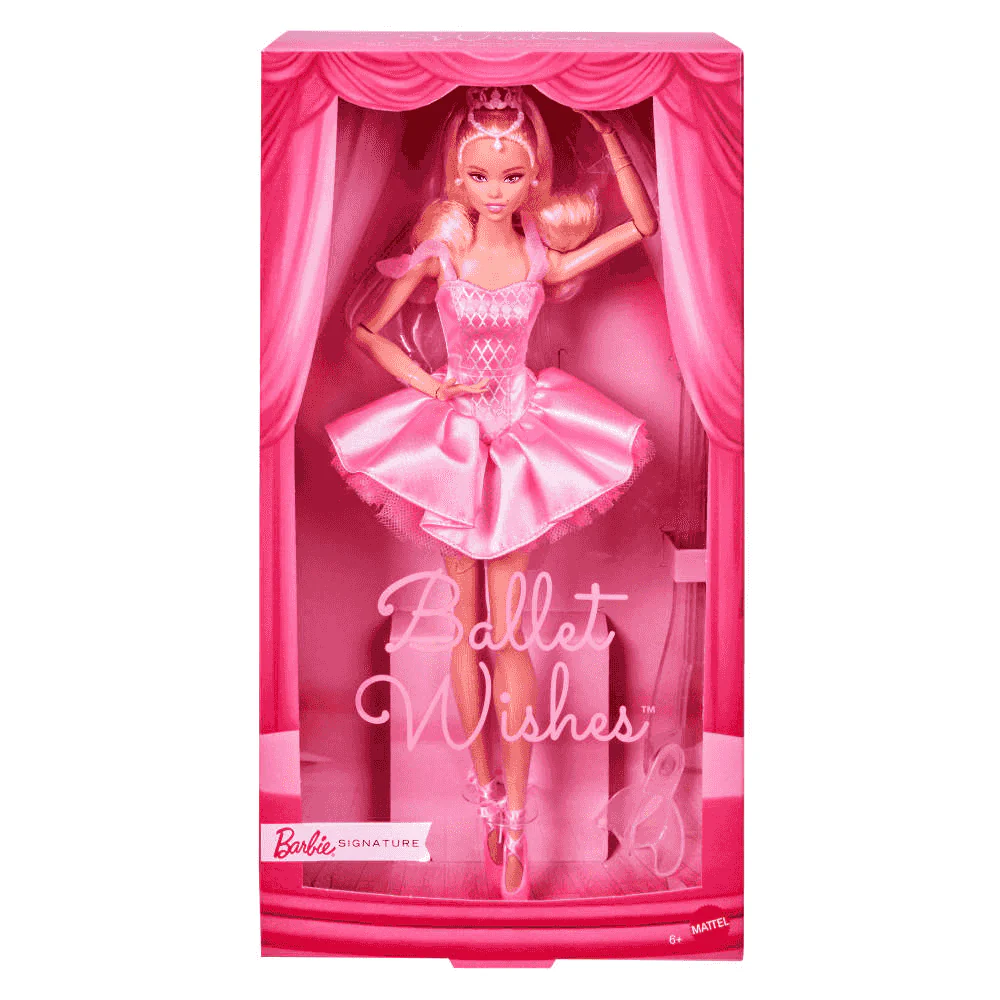 Barbie Ballet Wishes Muñeca bailarina con tutú clásico 6 años