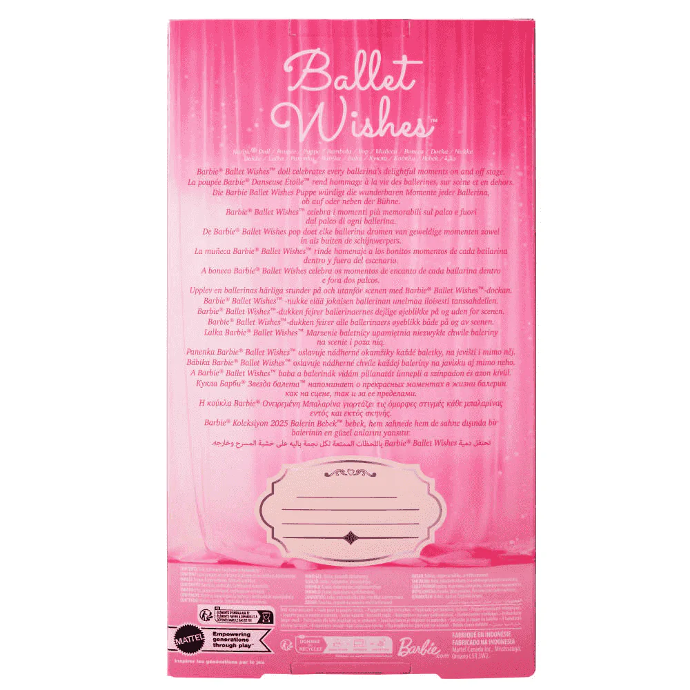 Barbie Ballet Wishes Muñeca bailarina con tutú clásico 6 años - Image 6
