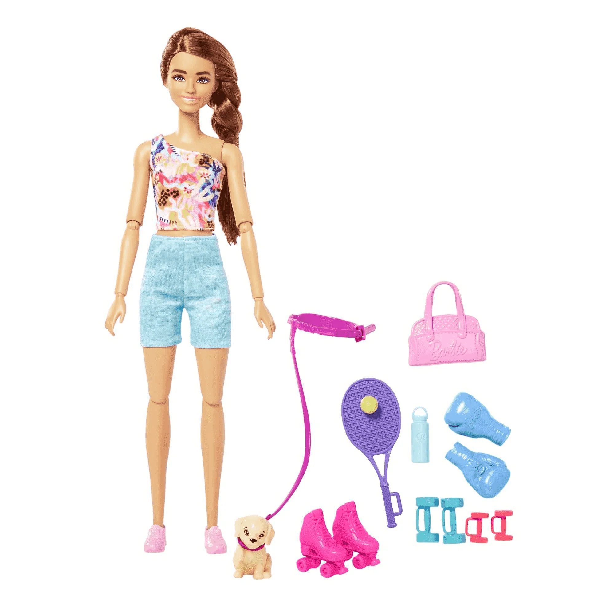 Barbie Bienestar Muñeca con accesorios deporte exterior 3 años