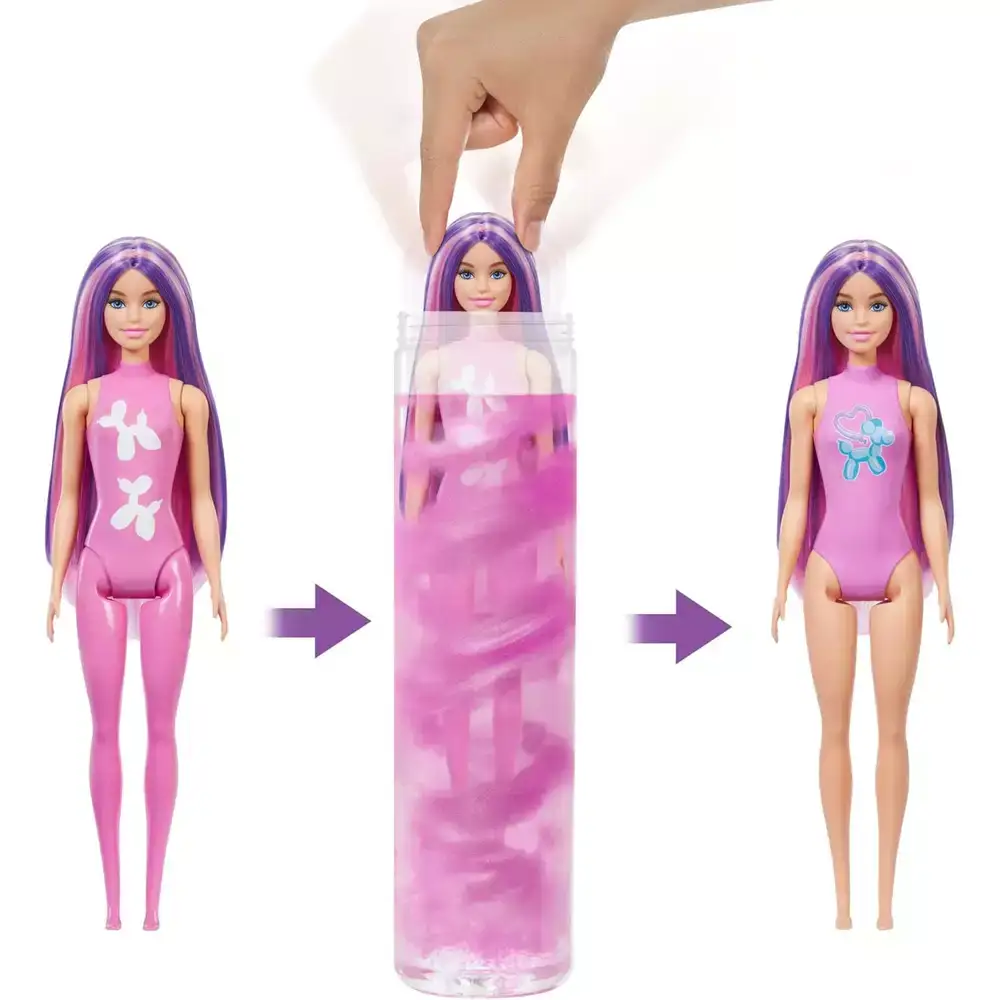Barbie Color Reveal Globos de Animales – Muñeca y accesorios con 6 sorpresas y cambio de color - Image 3