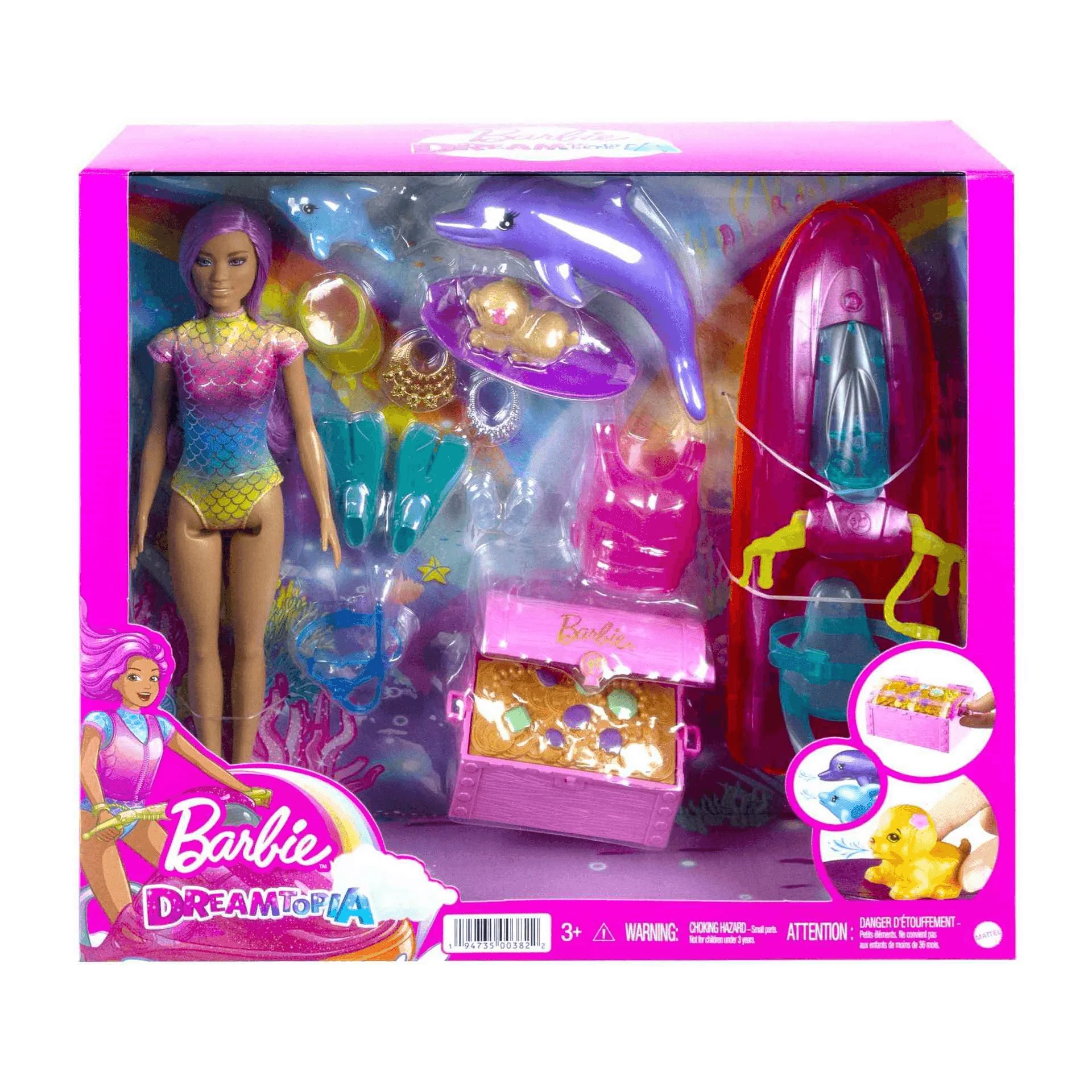 Barbie Dreamtopia Muñeca con Moto de Agua 3 años - Image 6