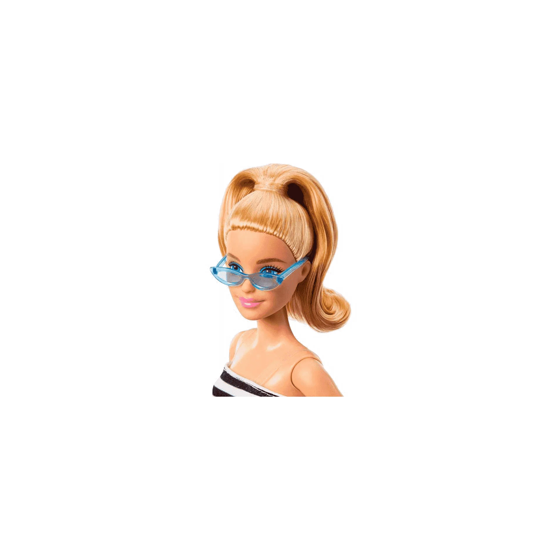 Barbie Fashionista con Top rayas y falda Nº 213 - Image 3