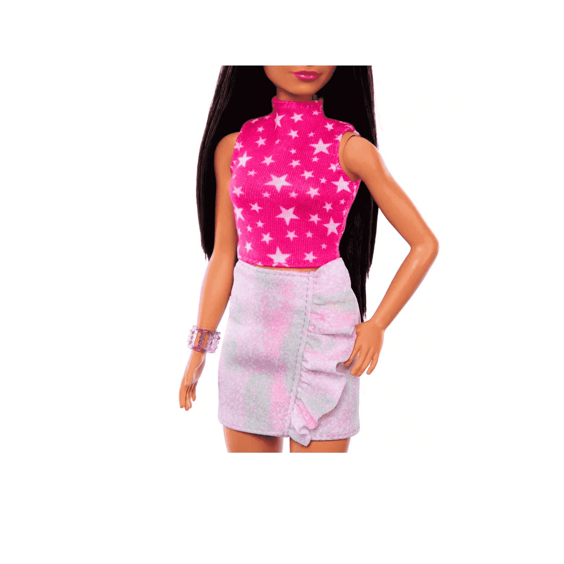 Barbie Fashionista Rock Pink And Metallic Nº 215