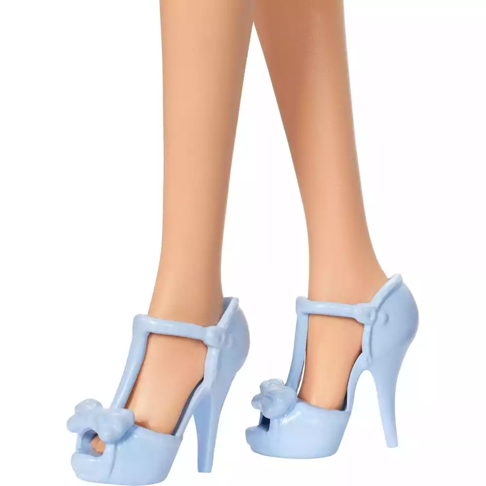 Barbie Fashionistas Rubia vestido lazo Azul Nº237 - Image 5