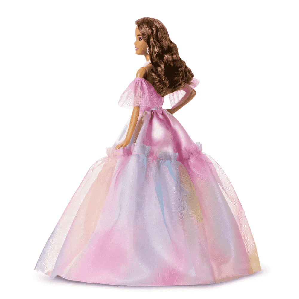 Barbie Feliz Cumpleaños Muñeca con vestido especial de celebración 6 años - Image 3
