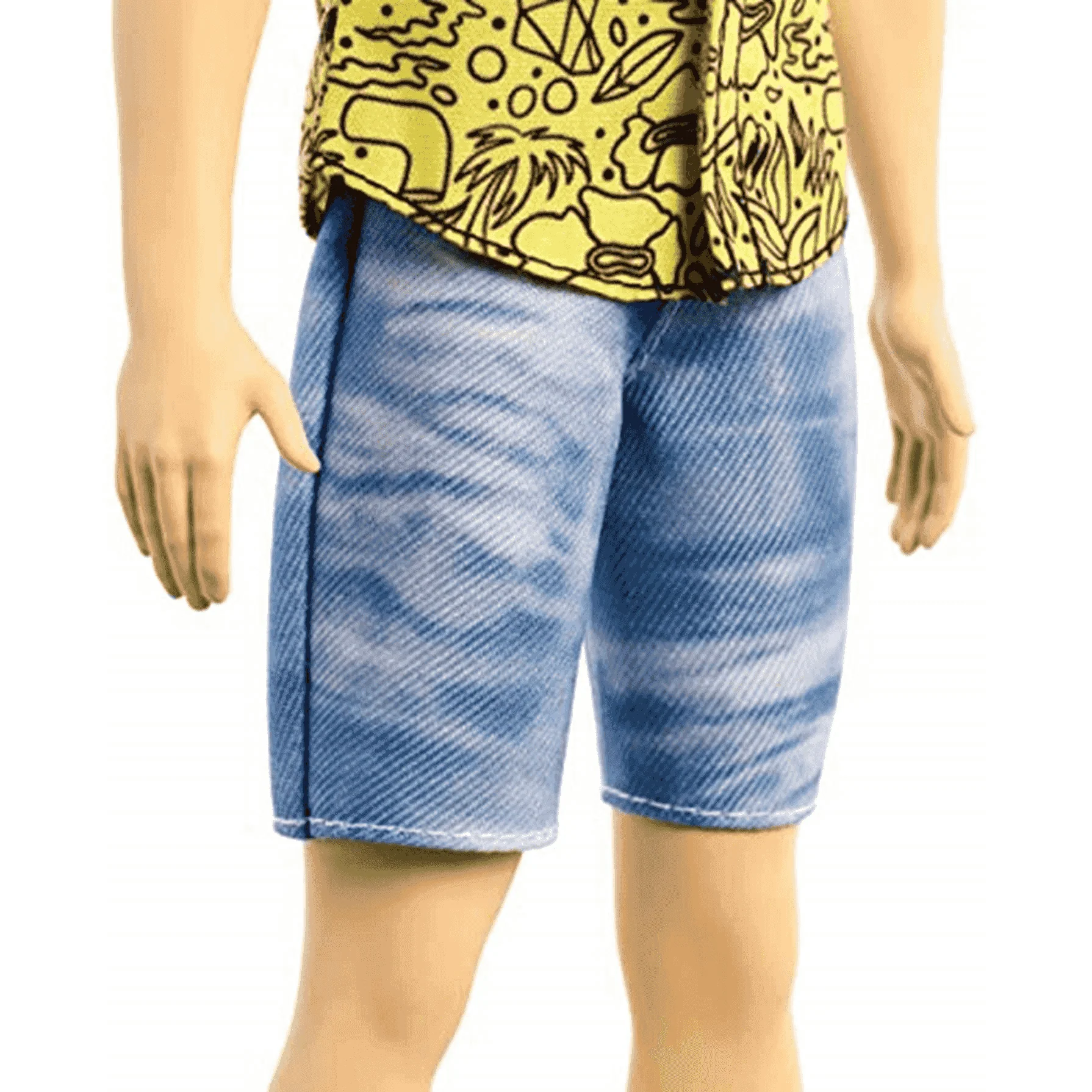Barbie Ken Fashionistas Muñeco Pelirrojo y Camiseta Amarilla - Image 3