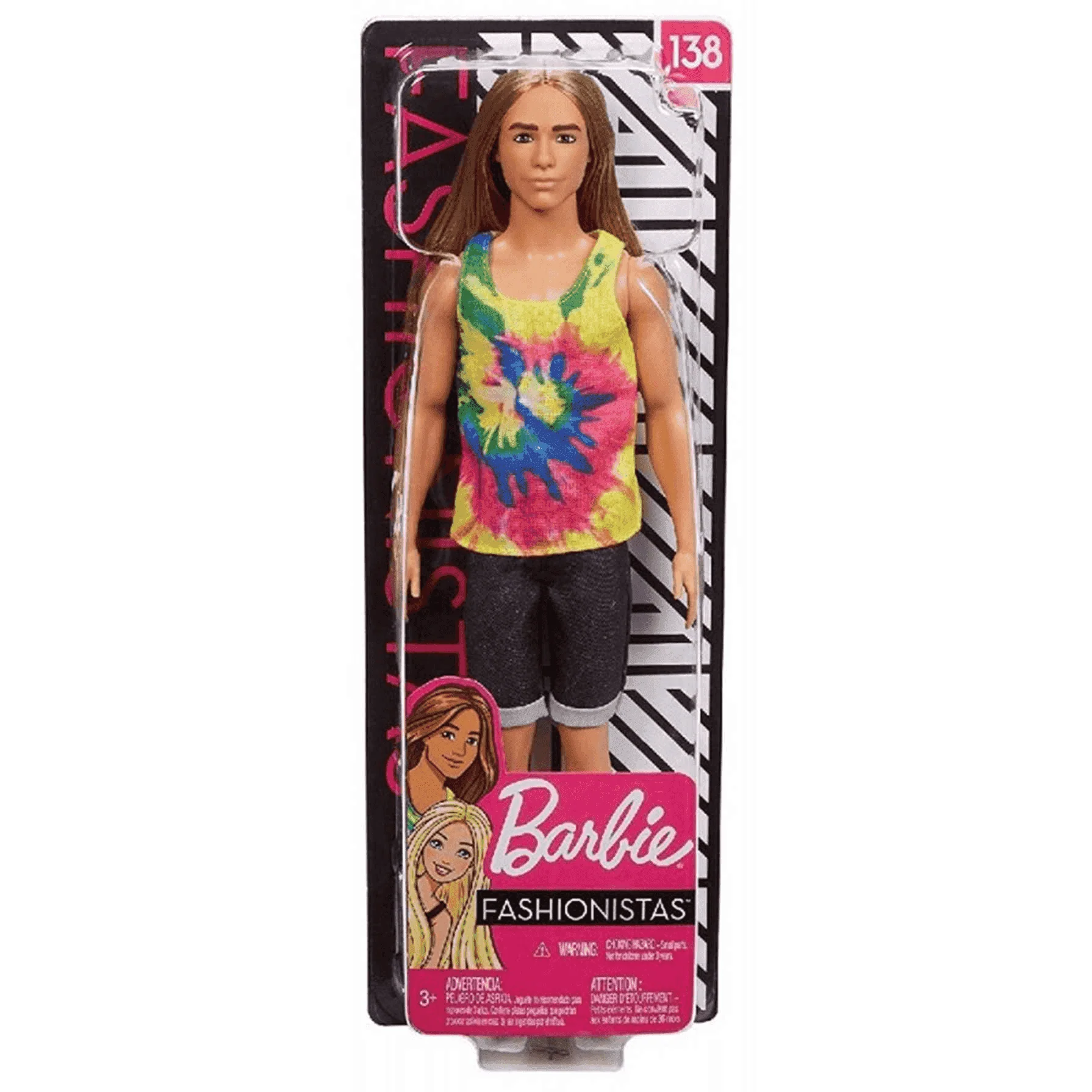 Barbie Ken Fashionistas Muñeco Rubio Pelo Largo - Image 3
