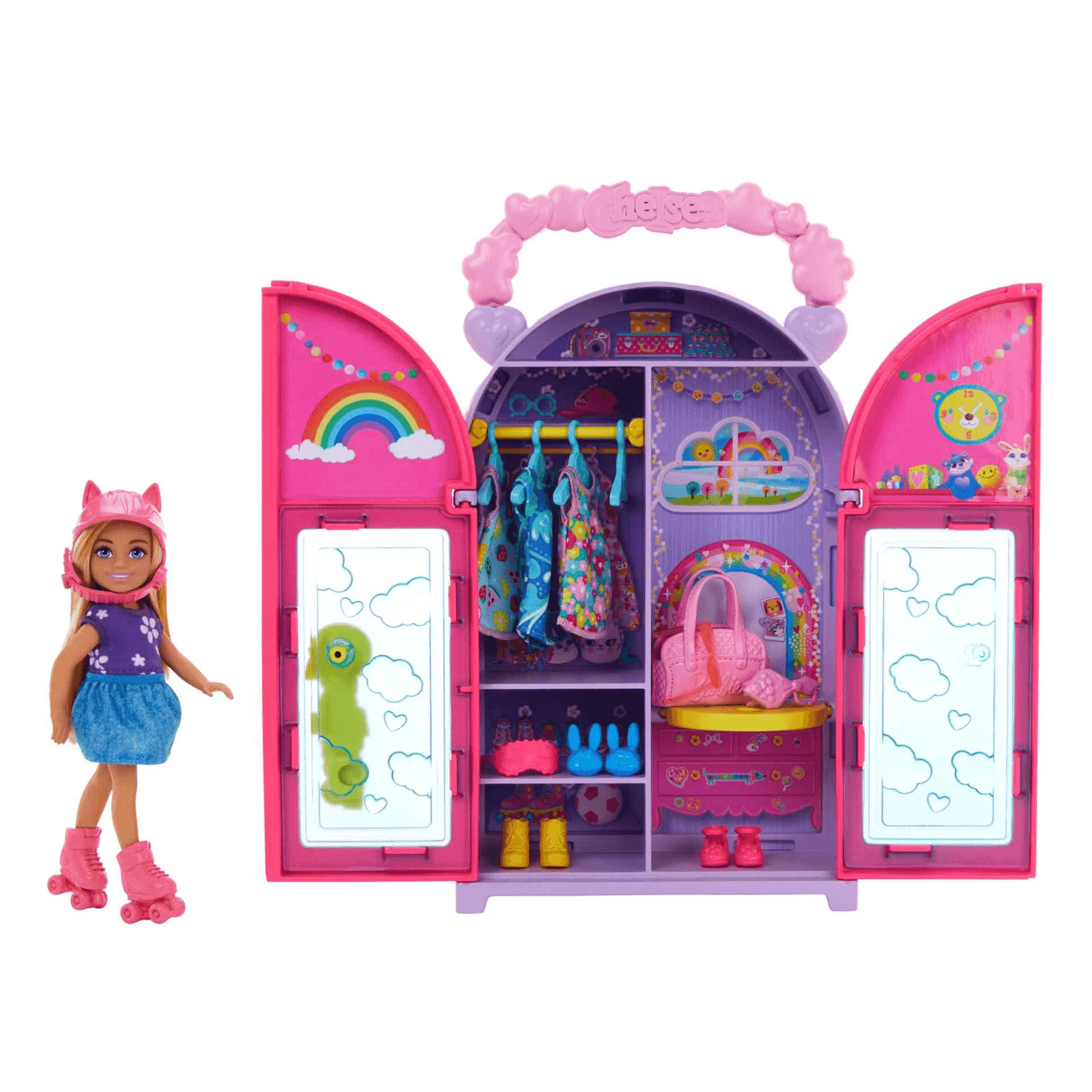 Barbie Muñeca Chelsea con Armario de Ensueño