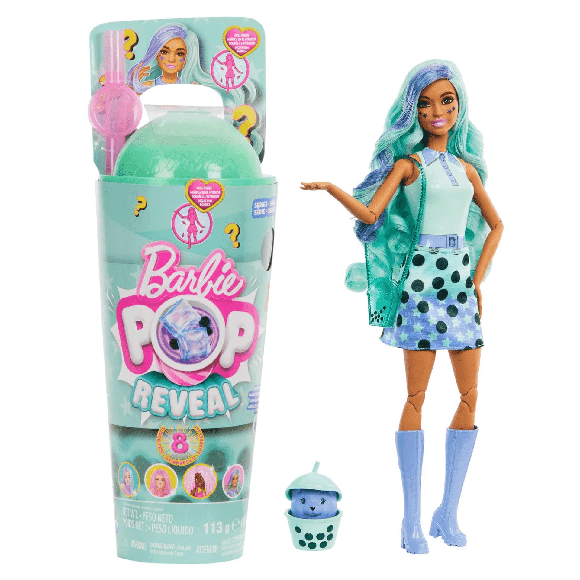 Barbie Pop Reveal Té de Burbujas Muñeca - Image 8