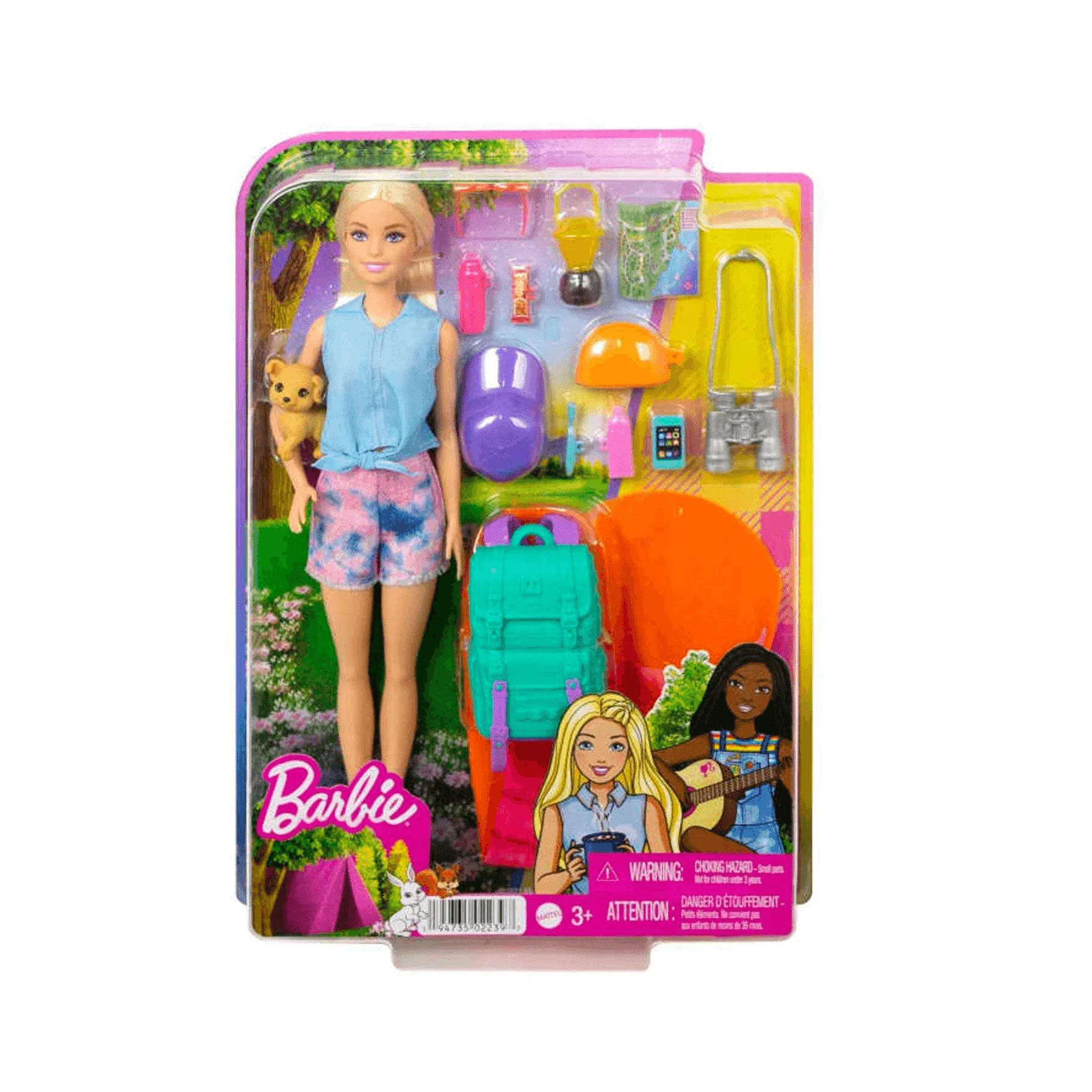 Barbie Surtido de camping Muñeca con accesorios de juguete 3 años - Image 7