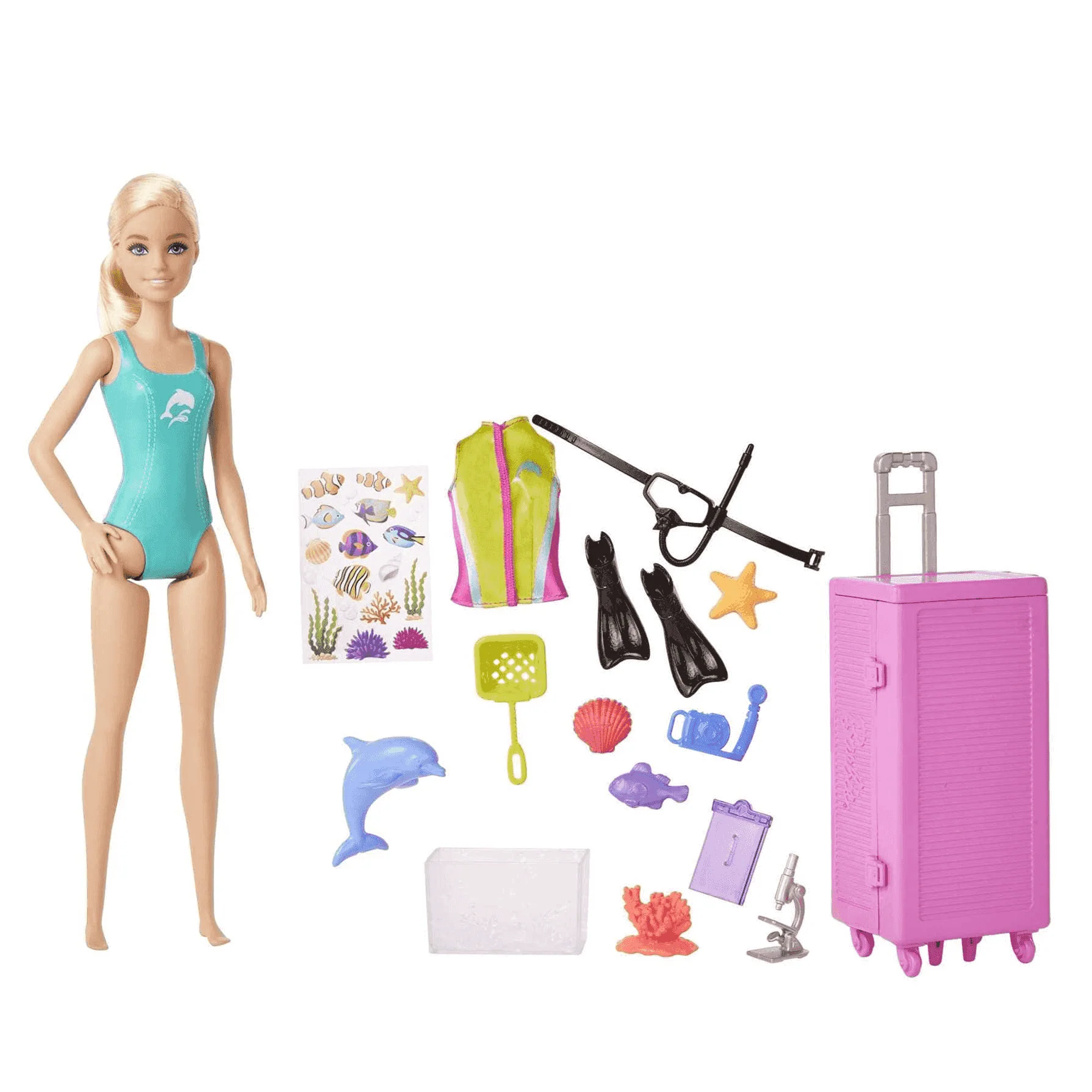 Barbie Tú puedes ser Bióloga marina Muñeca rubia 3 años - Image 3