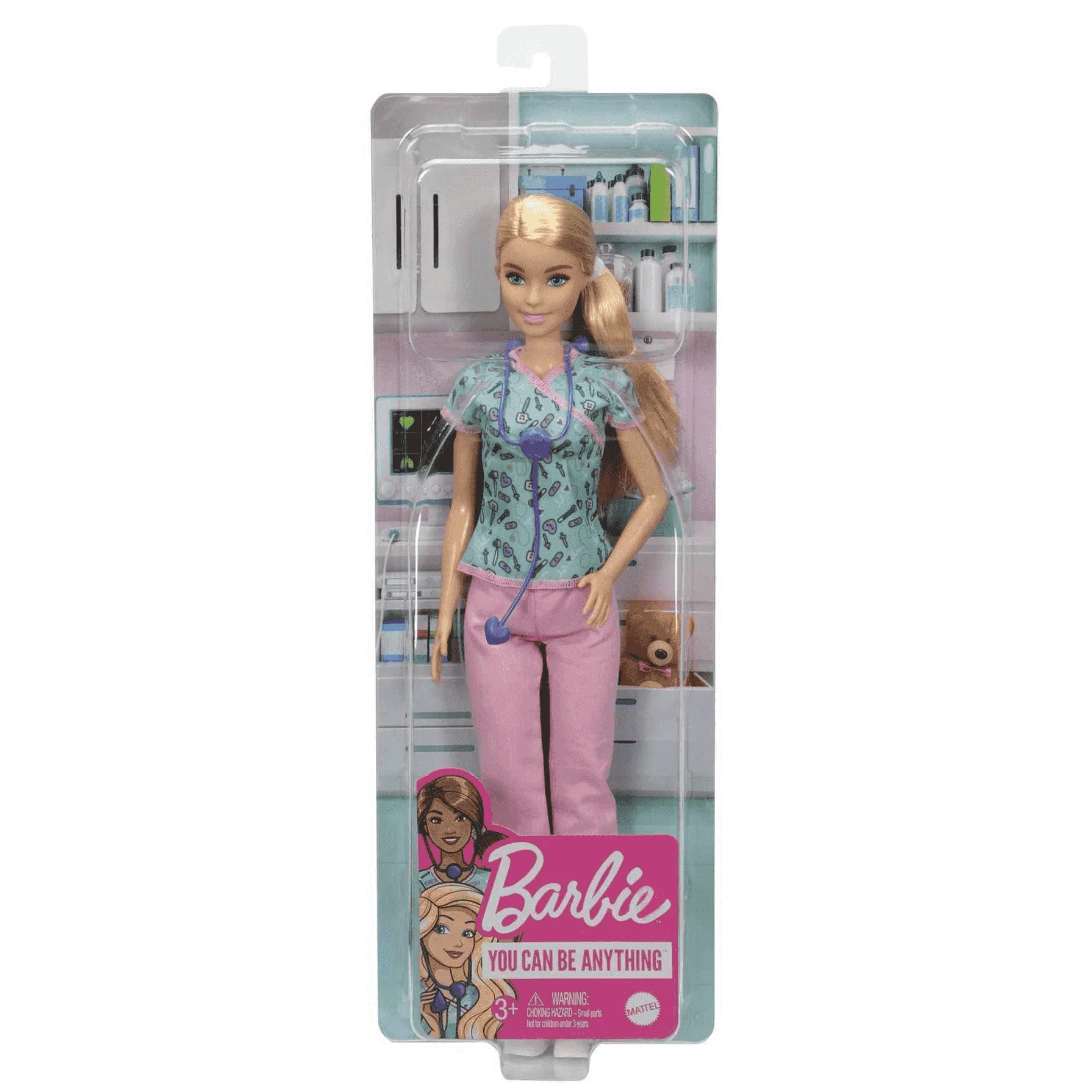 Barbie Tú Puedes Ser Enfermera Muñeca con Accesorios  3 años - Image 5