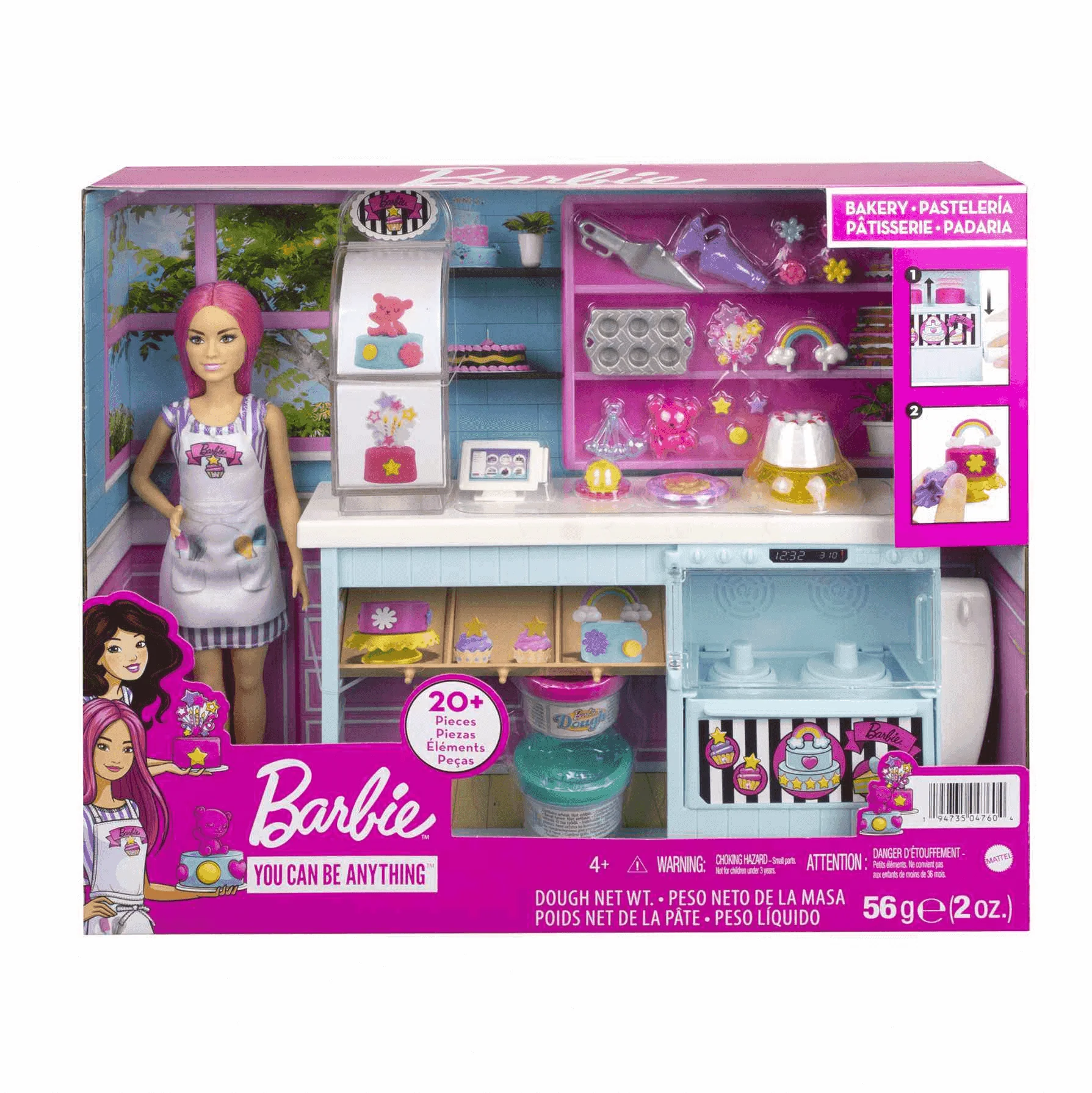 Barbie y su Pastelería Muñeca y accesorios 3 años - Image 6