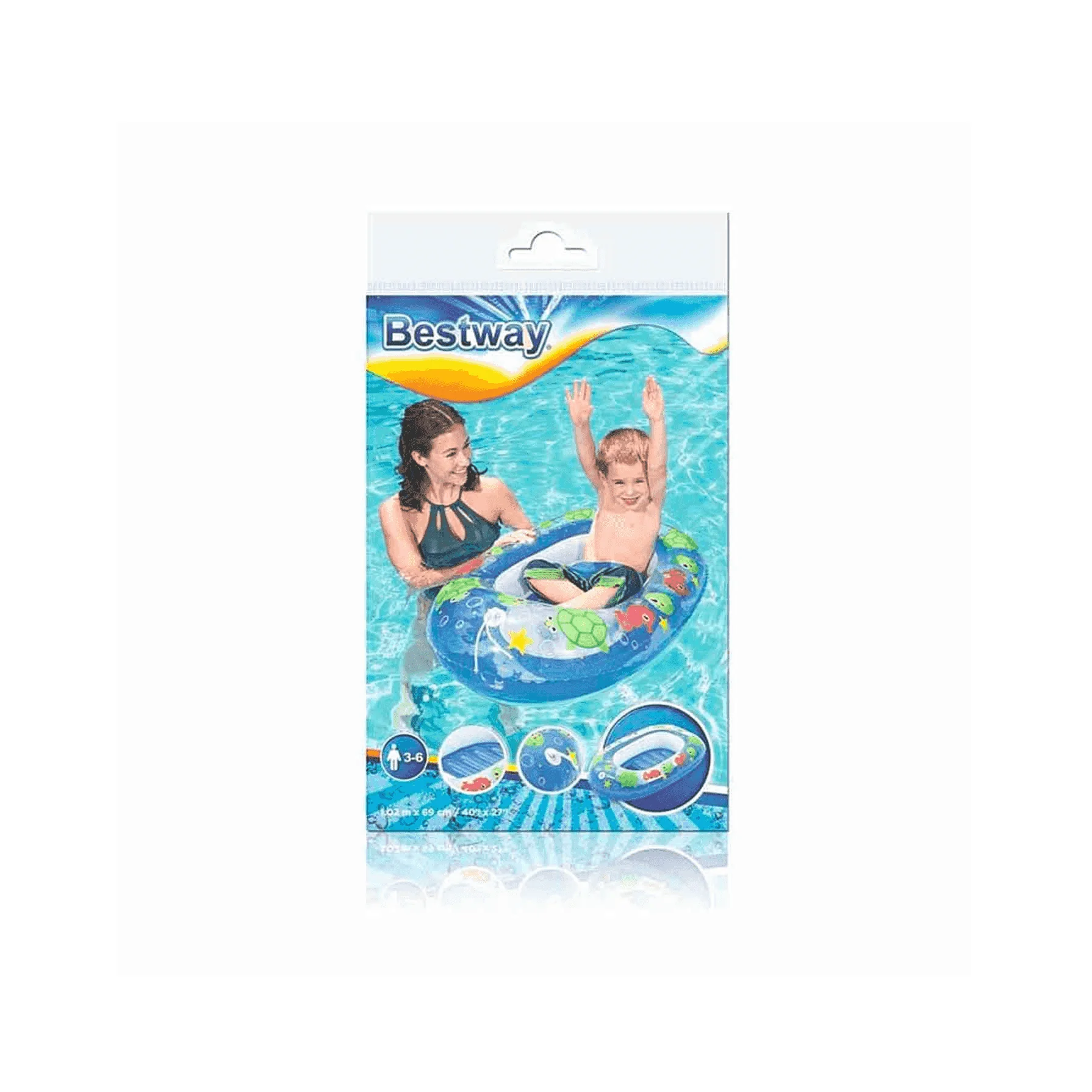 Barquita Bebé Hinchable Piscina Kiddie Raft - Image 5