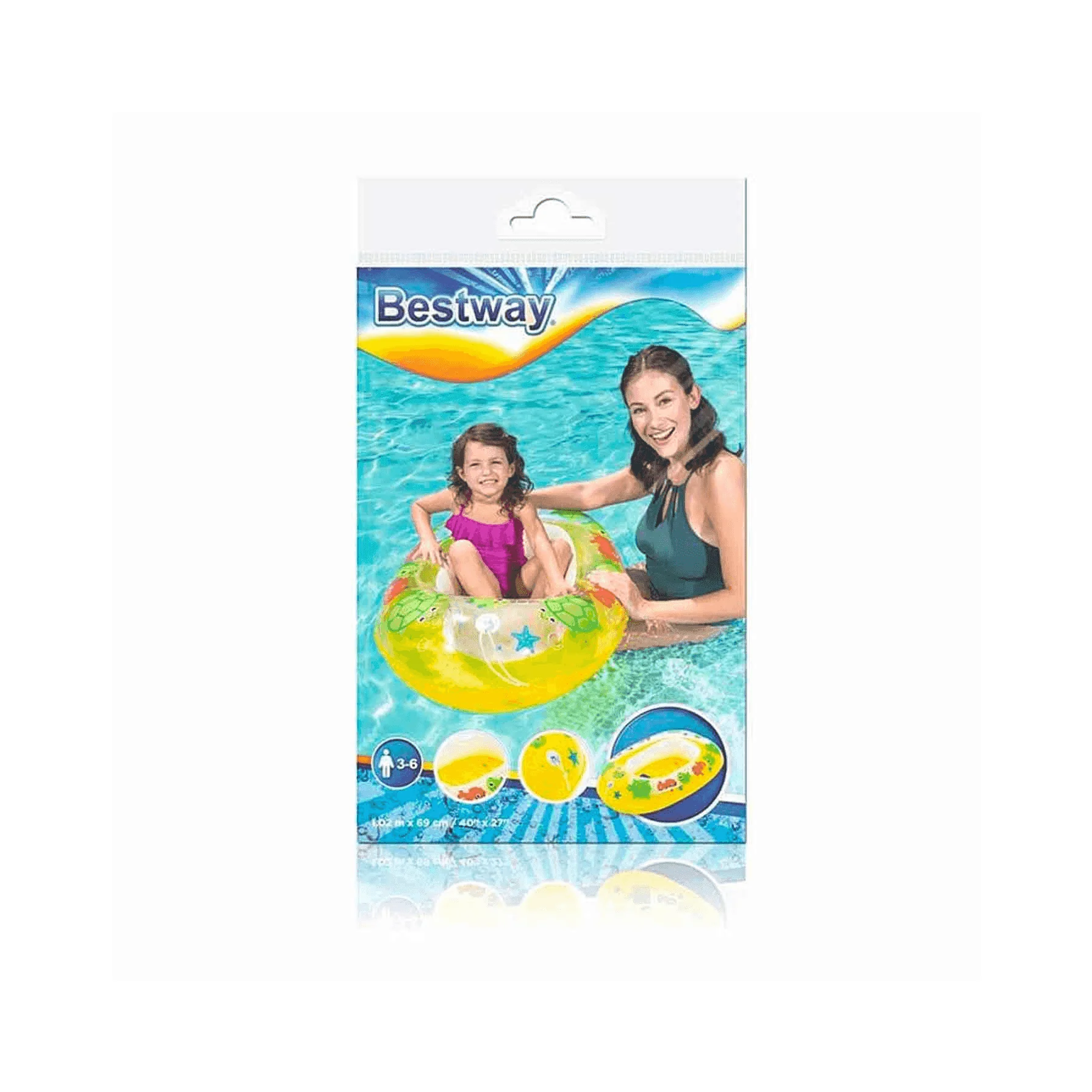 Barquita Bebé Hinchable Piscina Kiddie Raft - Image 6