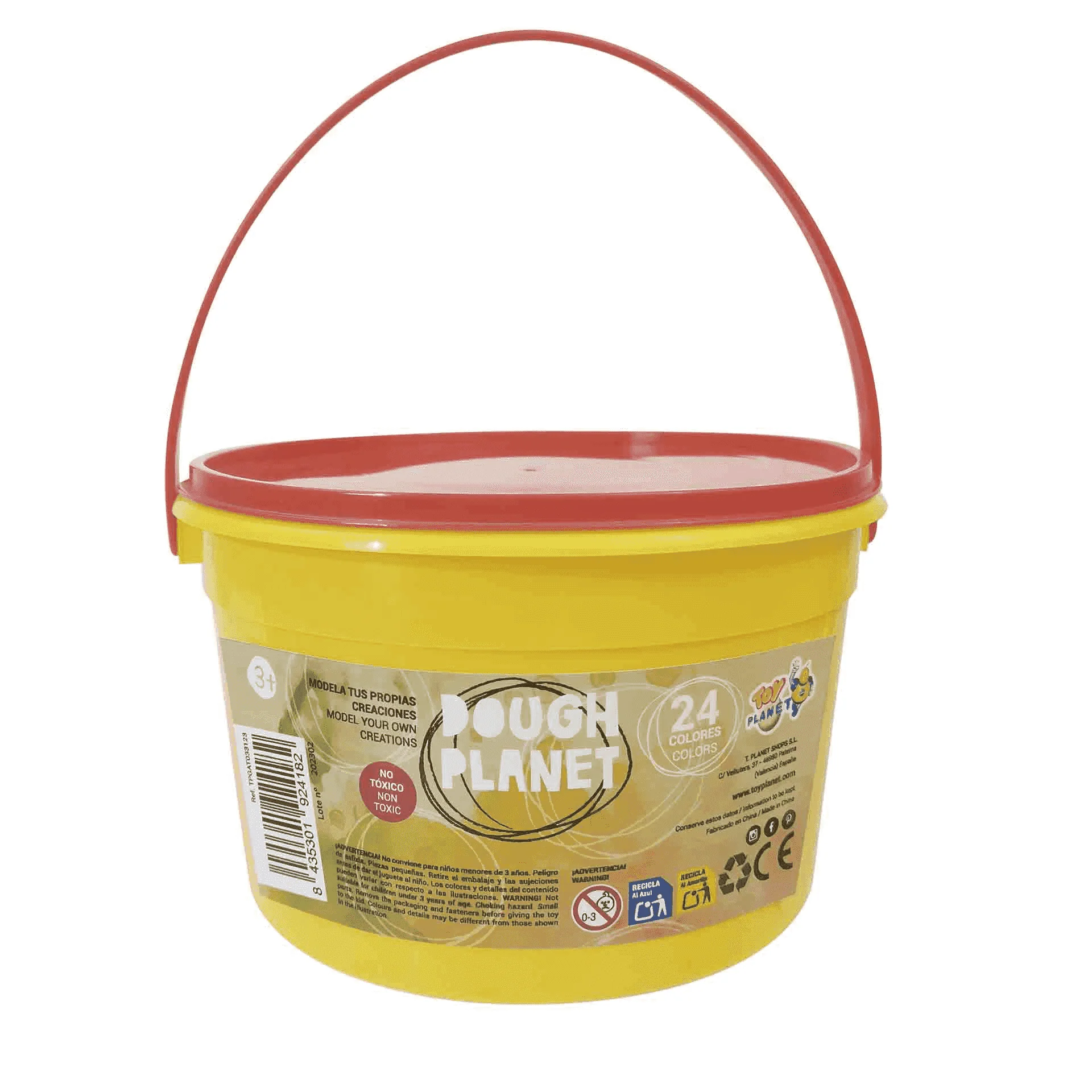 Barril 24 colores Plastilina