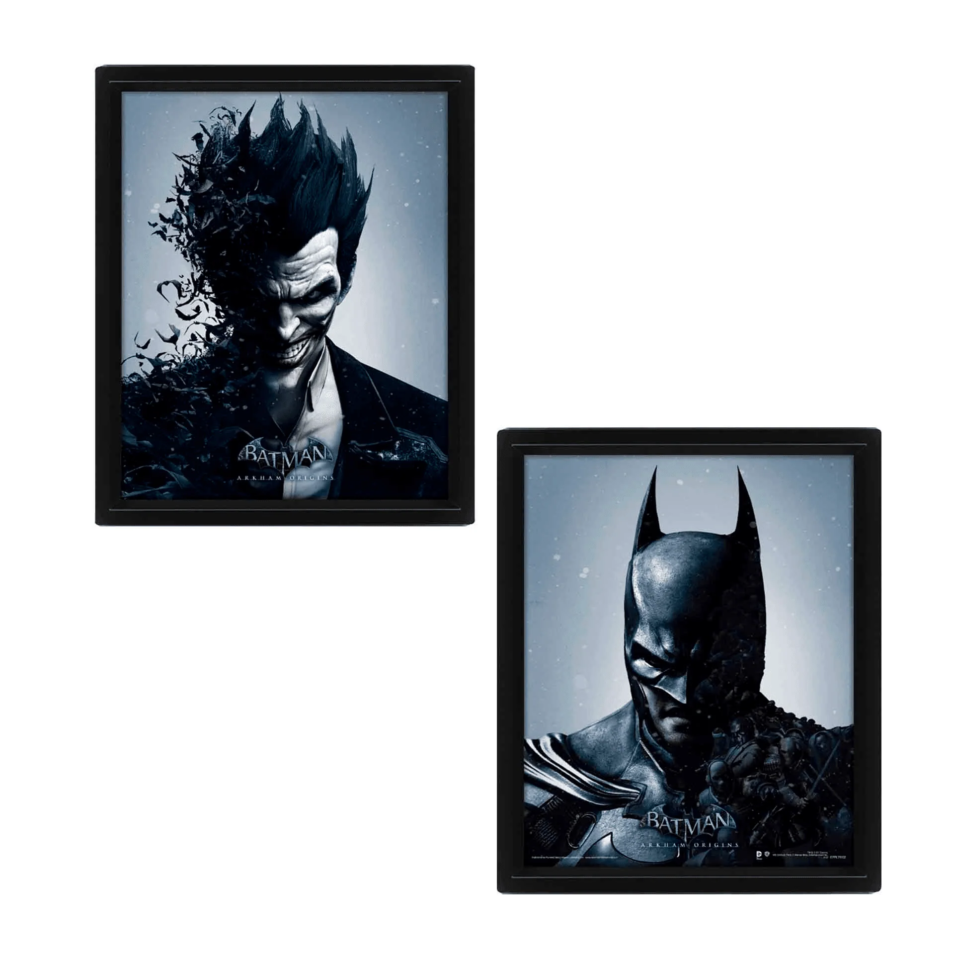 Batman Arkham Origins Poster 3D Batman o Joker