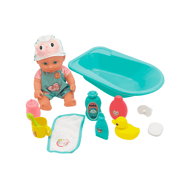Bebé Bañerita Mini PequeBB con accesorios de baño - Image 2