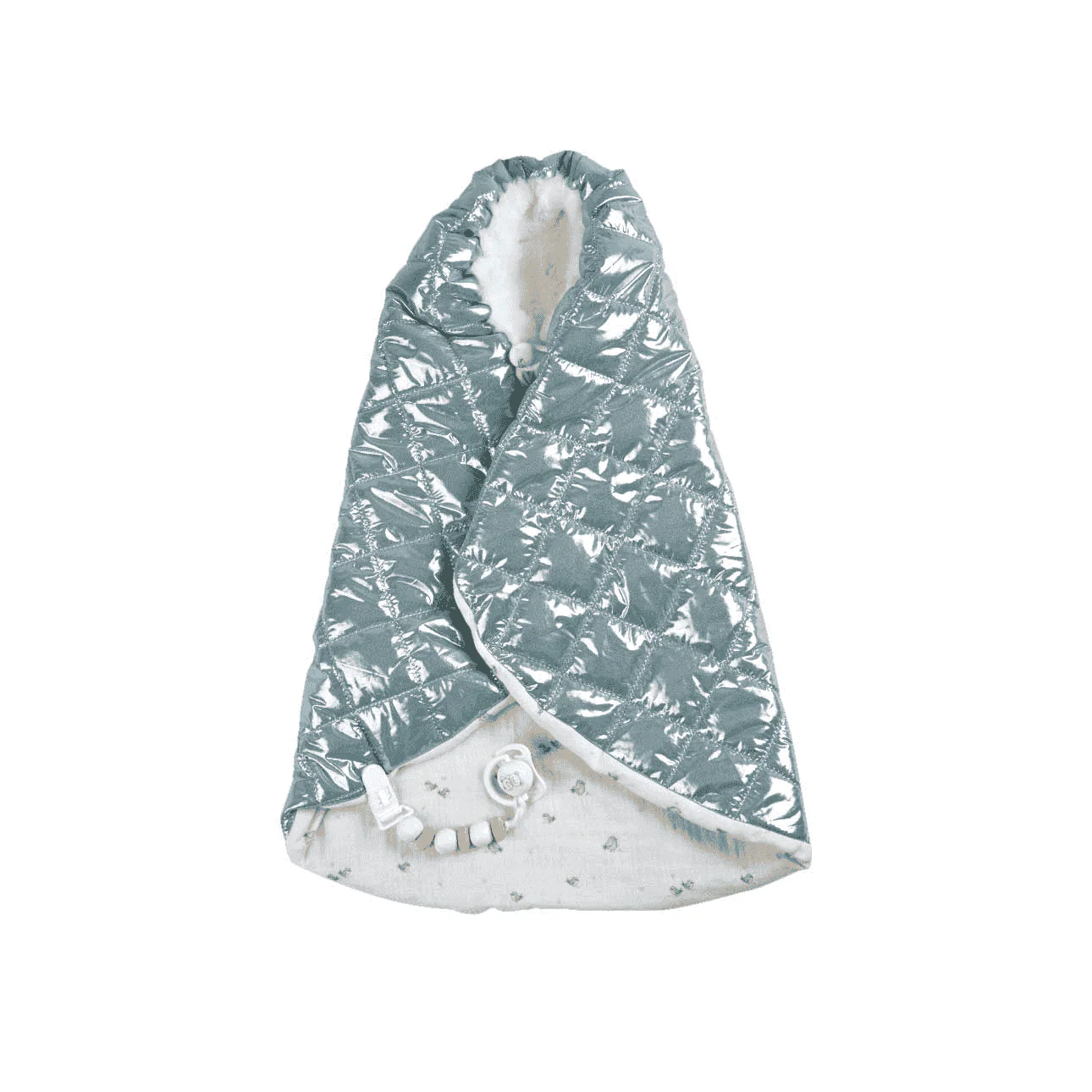 Bebé Reborn Borja gris con Manta 38 cm - Image 6