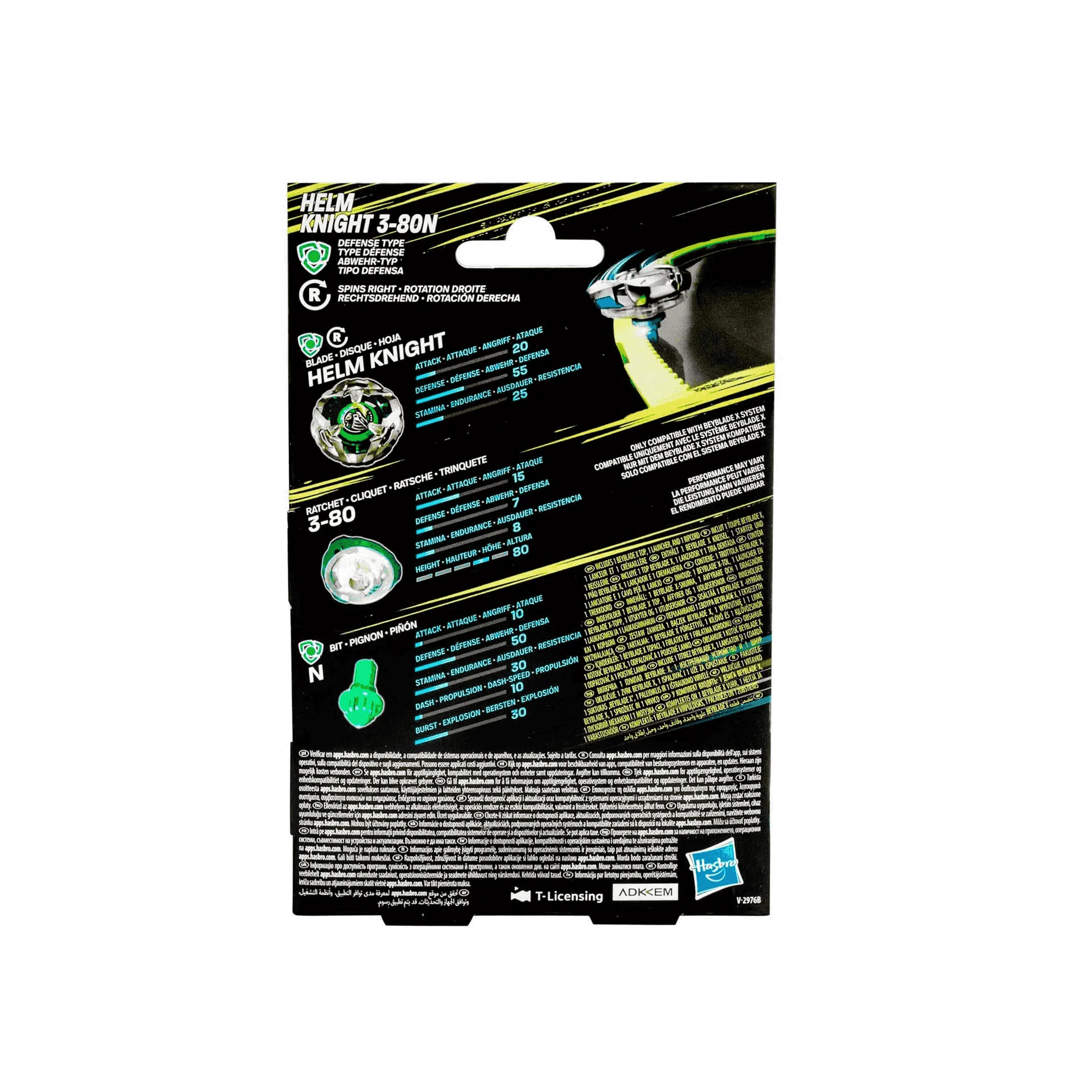 Bey Blade BBX Helm Knight Defense 3-80 - Image 5