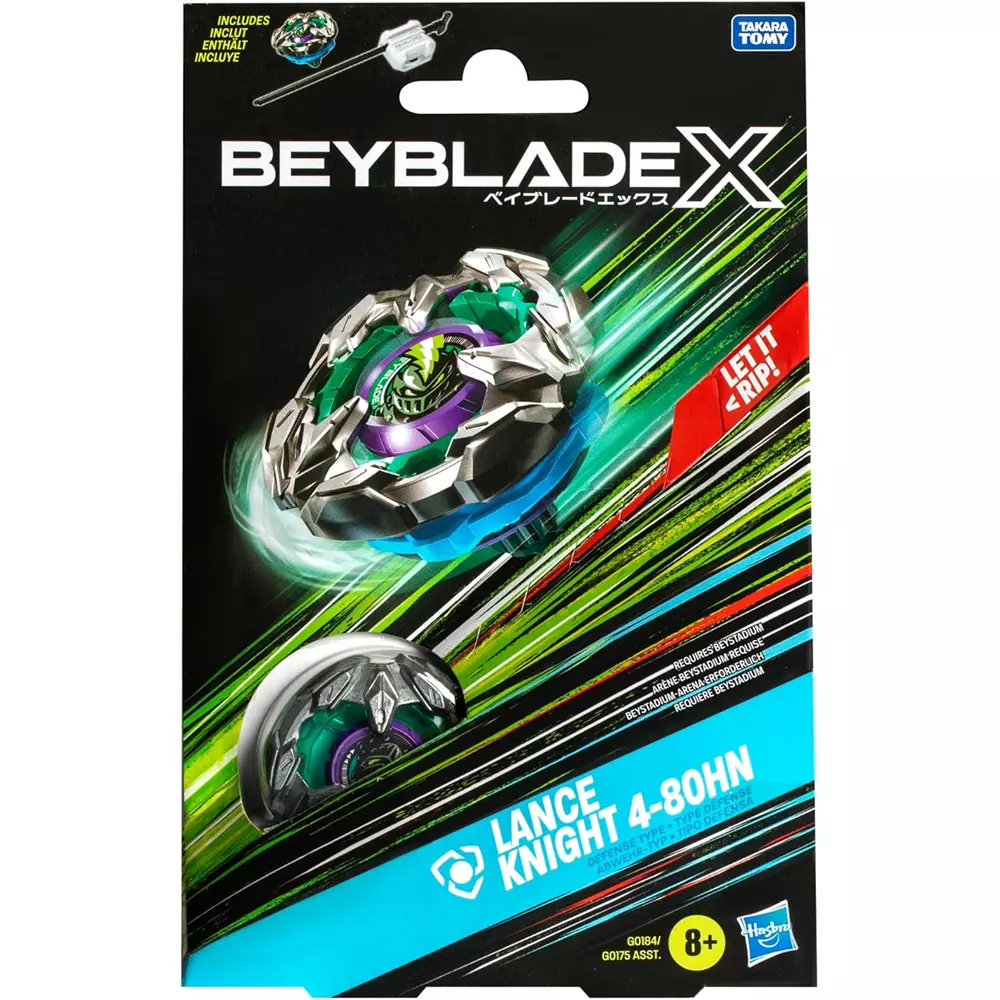 Beyblade: X Lance Knight 4-80HN Starter Pack Top - Image 2