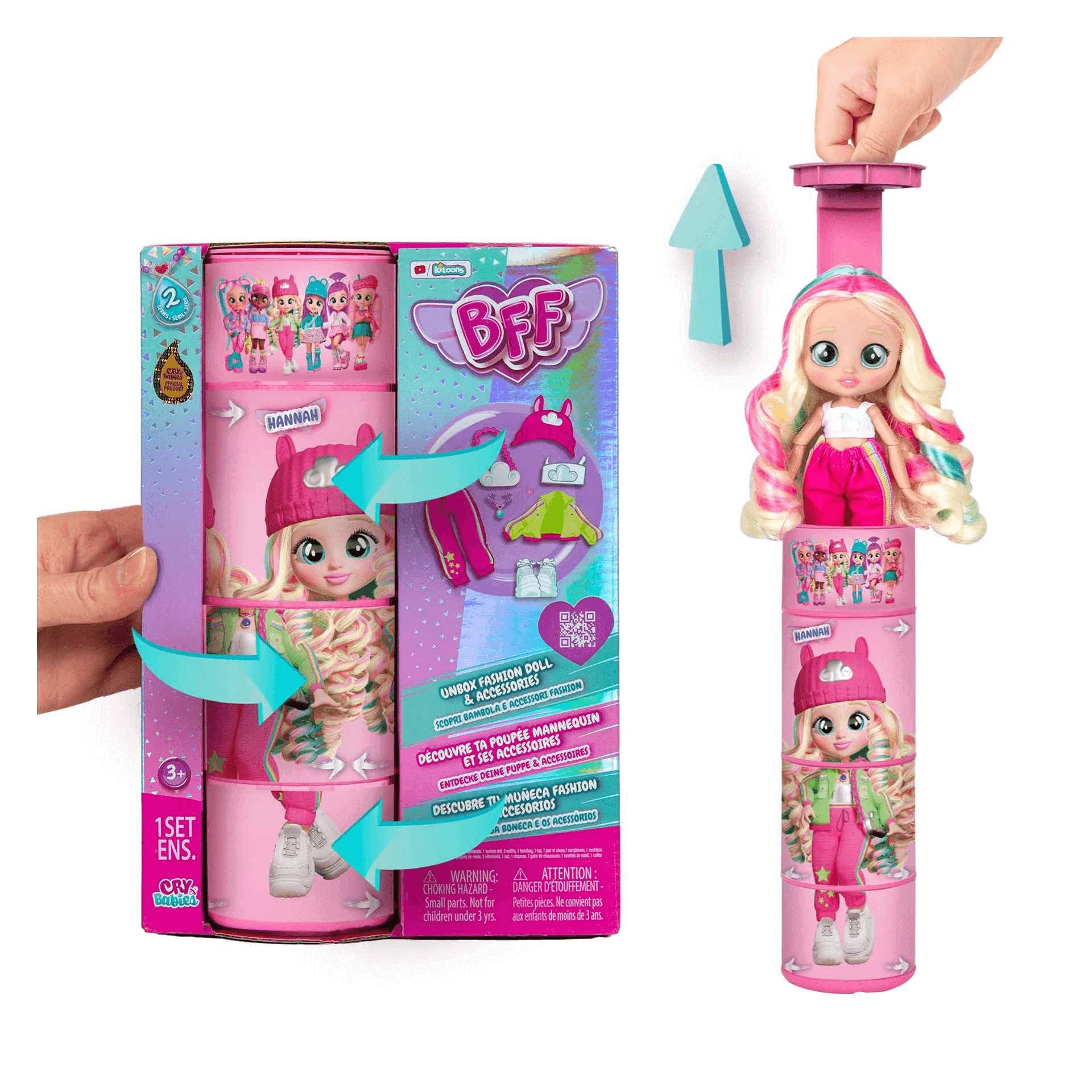 BFF Bebés Llorones Hannah Muñeca IMC - Image 2