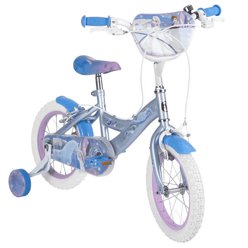 Bicicleta Infantil Frozen 14' Huffy con Ruedines - Image 9
