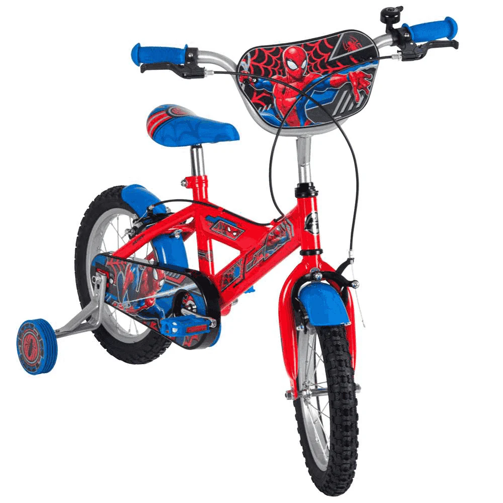 Bicicleta Infantil Spider-Man 14' Huffy con Ruedines - Image 2
