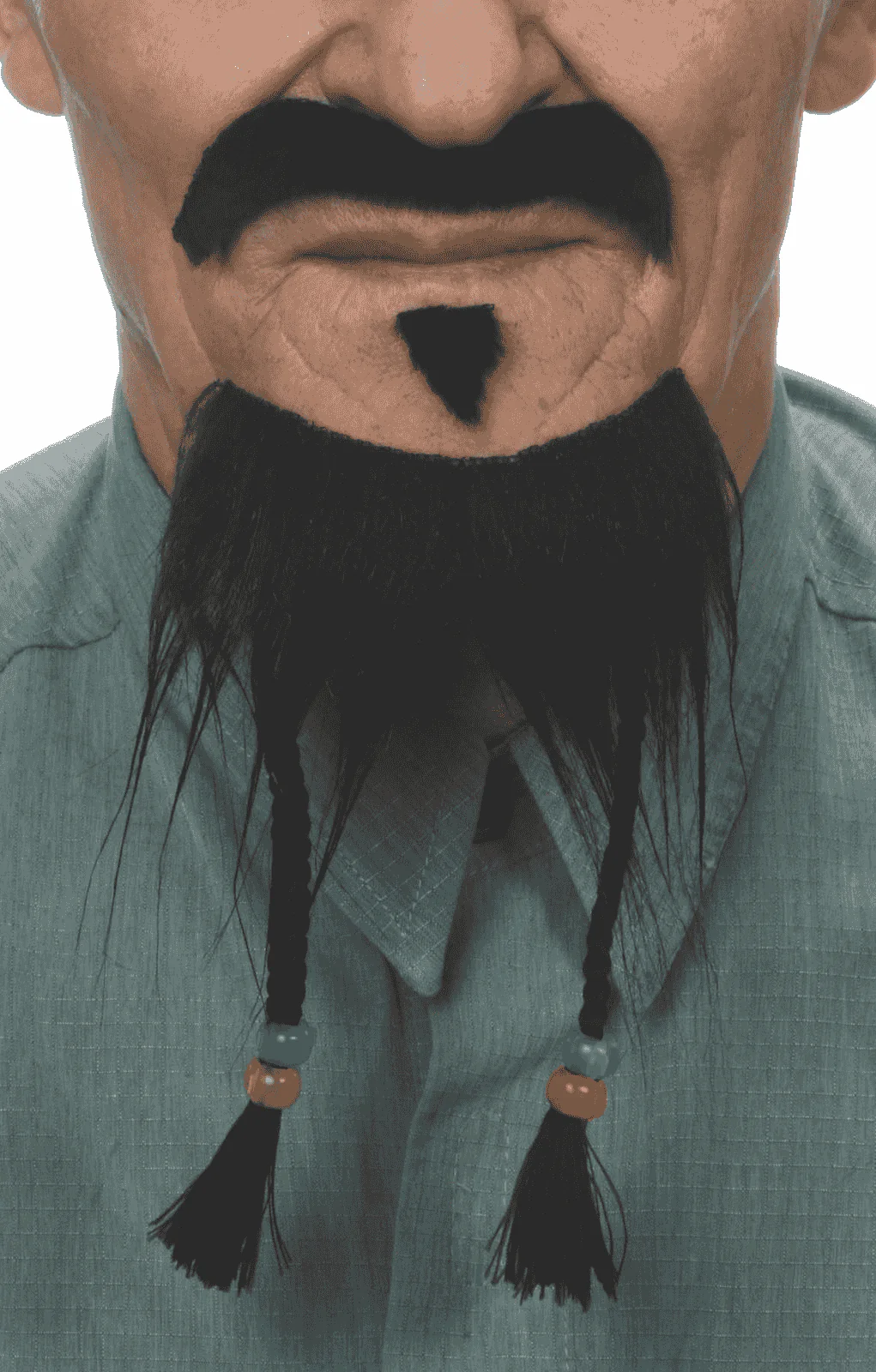 Bigote y patillas para disfraz