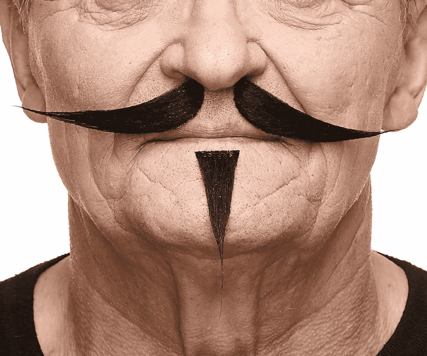 Bigote y perilla para disfraz